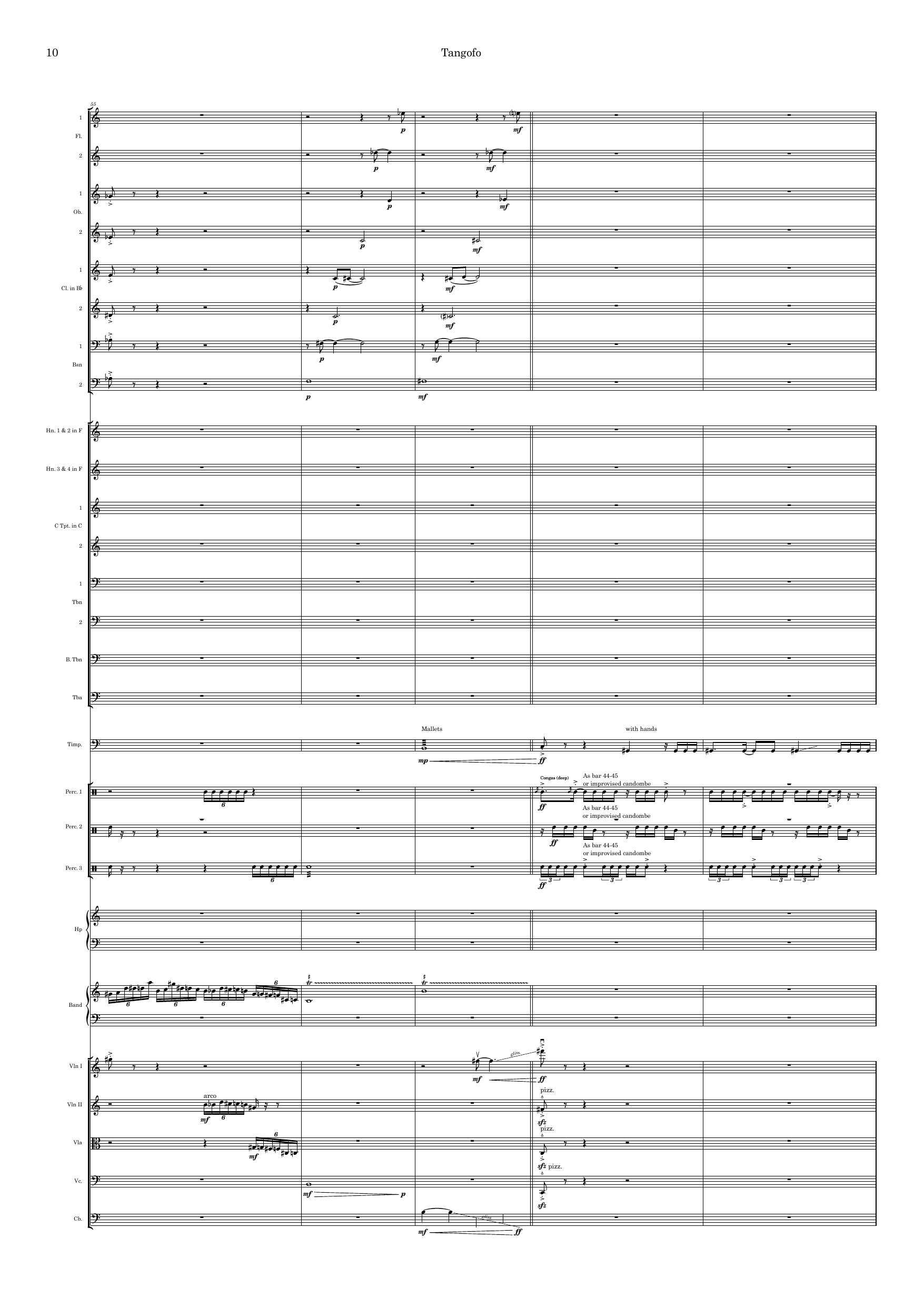 Tangofo for orkester og bandoneon solo - Bilde 10