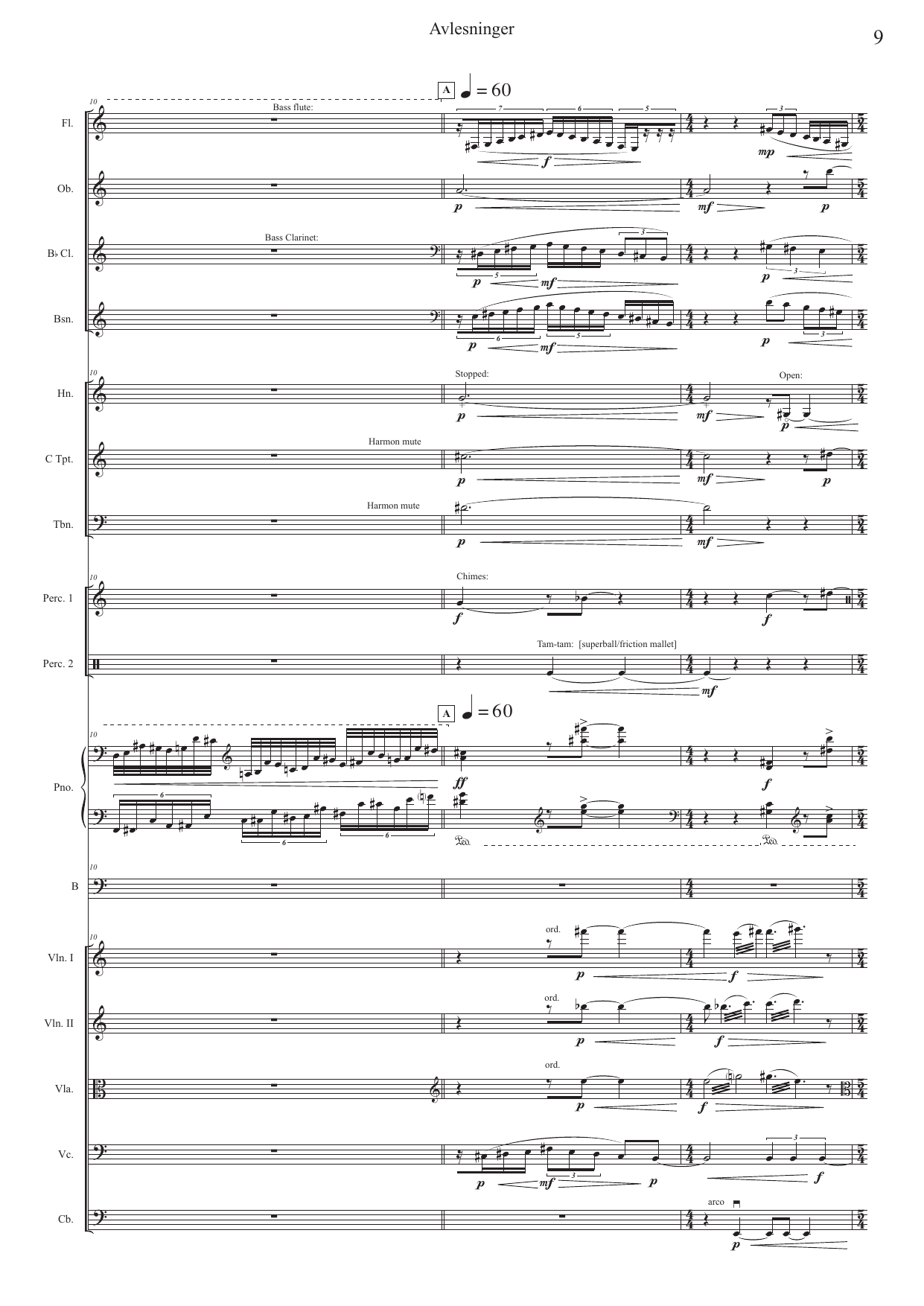 Avlesninger - for piano, baryton og ensemble - Image 9