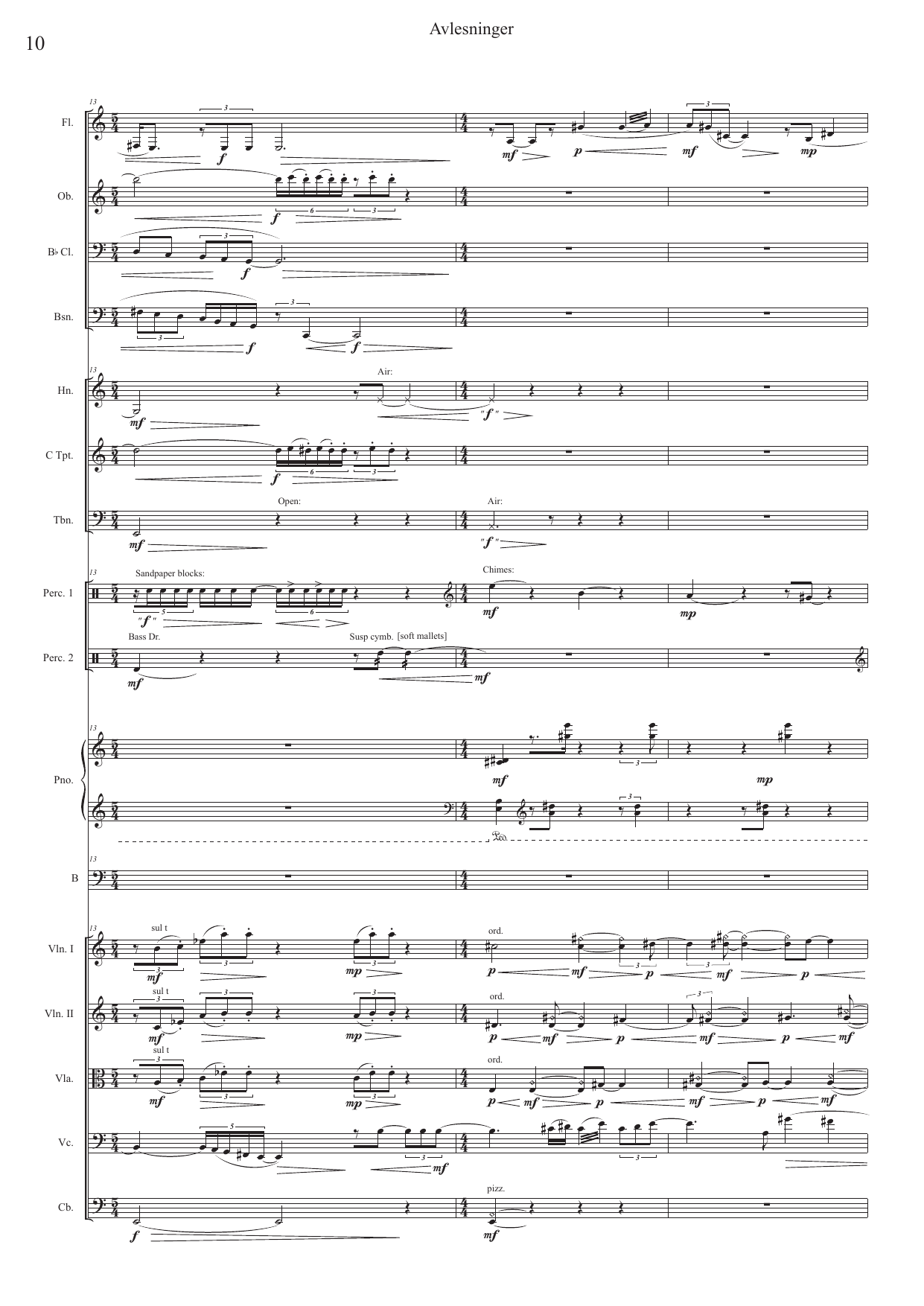 Avlesninger - for piano, baryton og ensemble - Image 10