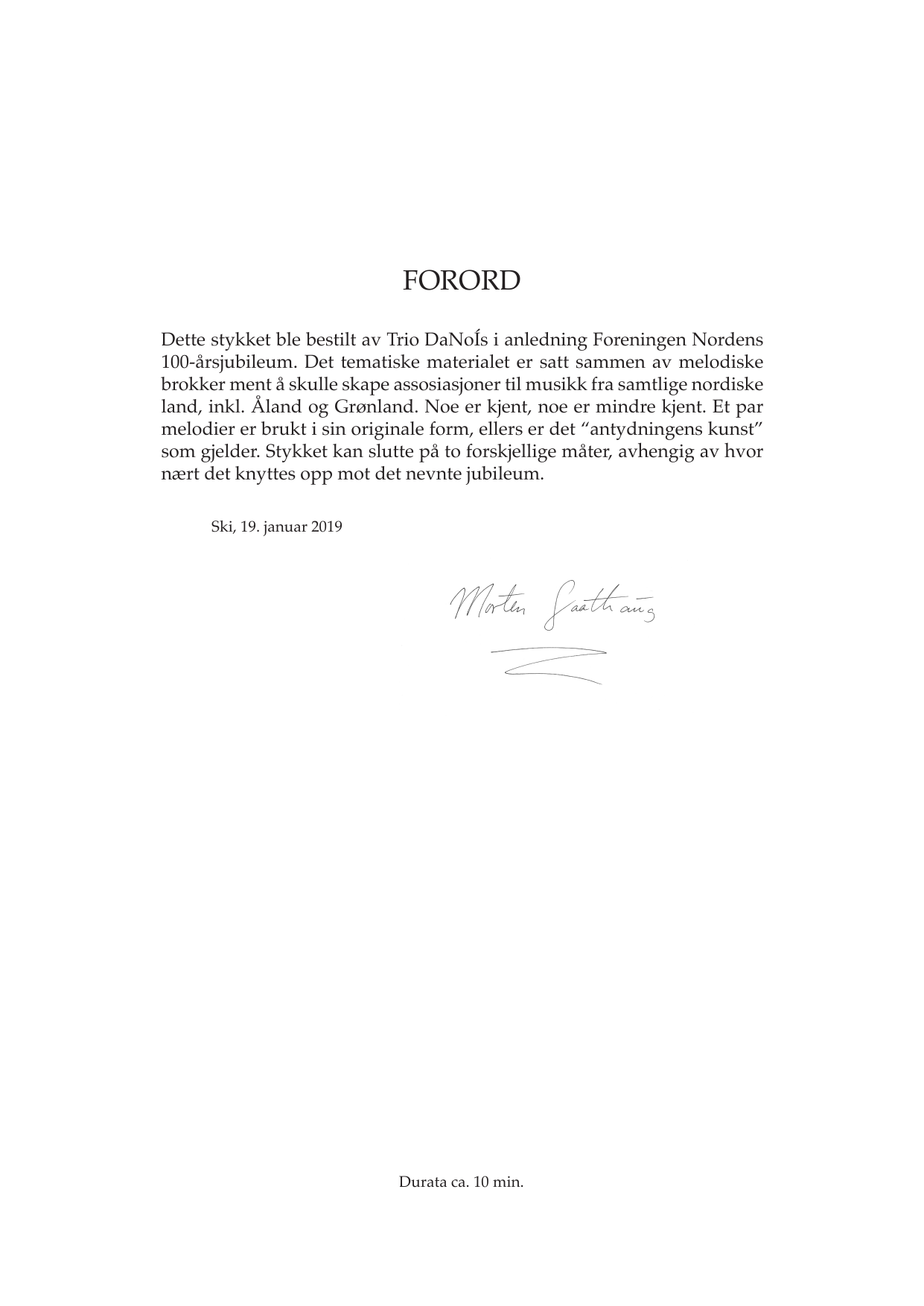En hilsen til Norden - For firhendig klaver og horn i F(ad lib), op. 115 - Image 3
