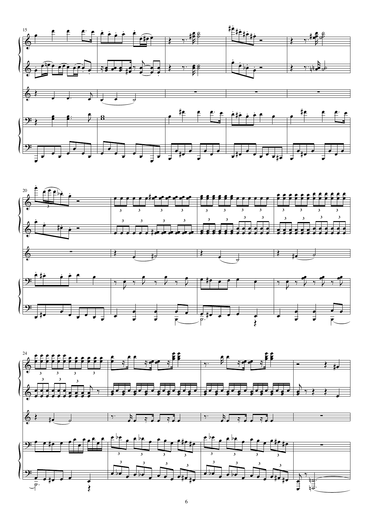 En hilsen til Norden - For firhendig klaver og horn i F(ad lib), op. 115 - Image 6