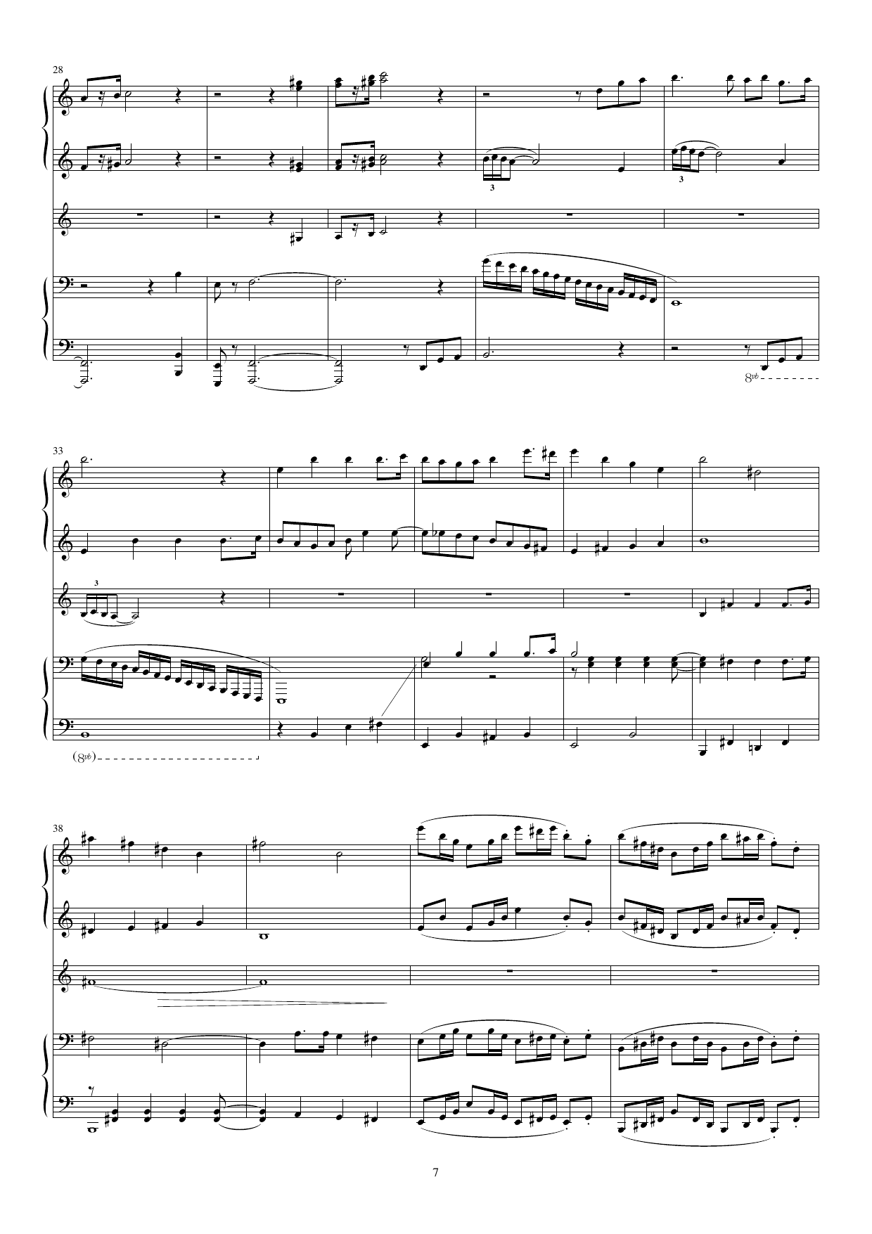 En hilsen til Norden - For firhendig klaver og horn i F(ad lib), op. 115 - Image 7