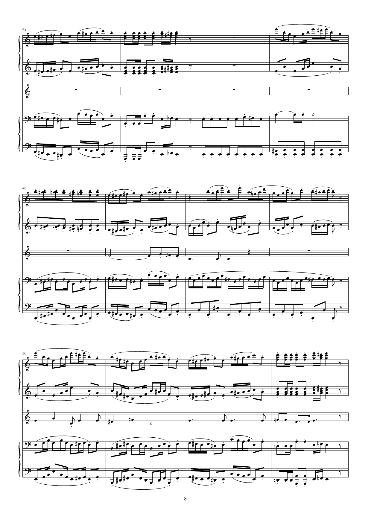 En hilsen til Norden - For firhendig klaver og horn i F(ad lib), op. 115 - Image 8
