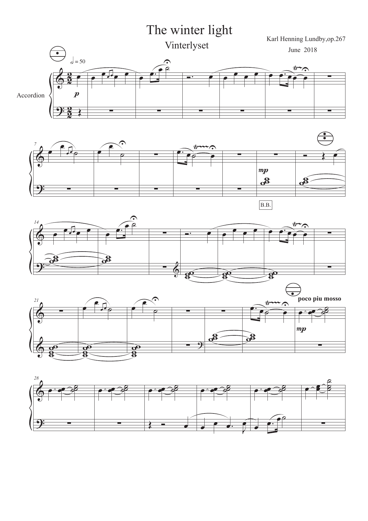 The Winter Light, op. 267 - Image 2