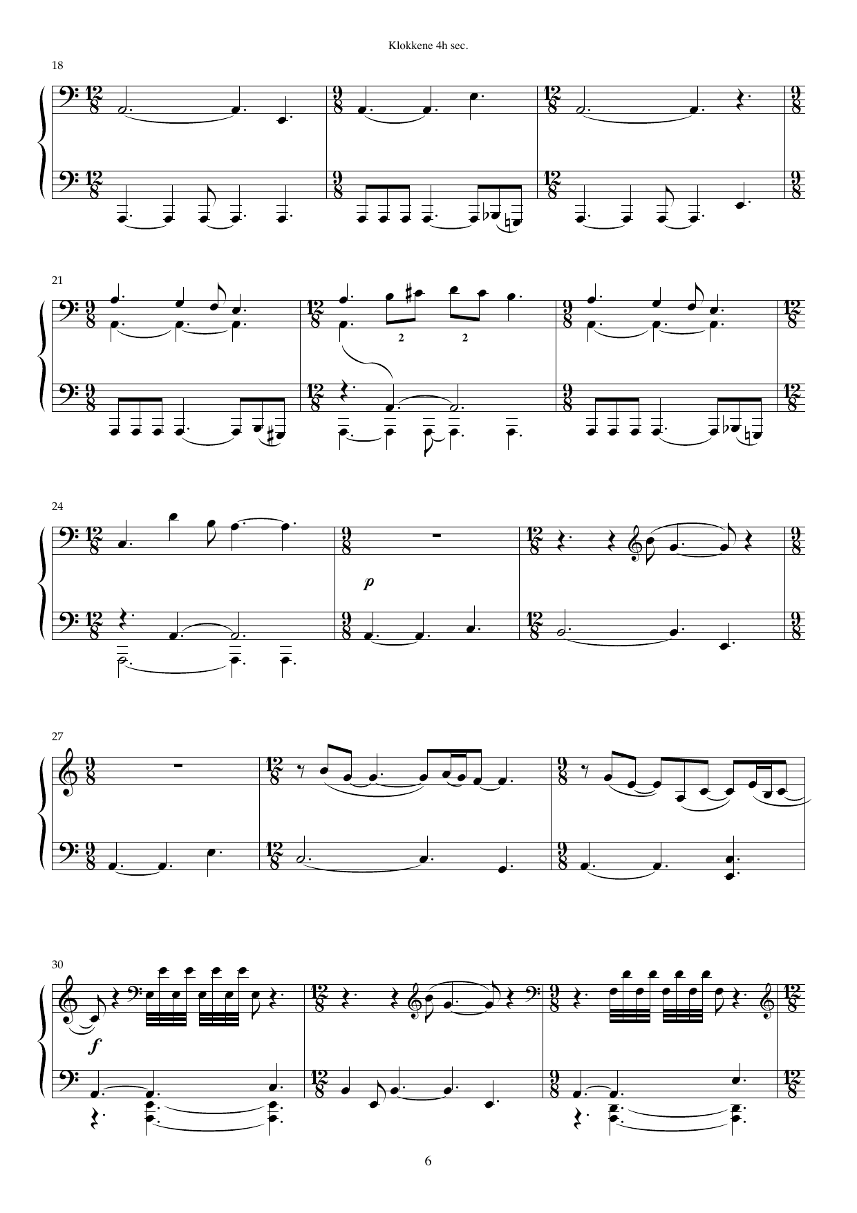 The Bells of the City Hall - Version for piano four hands - Image 6
