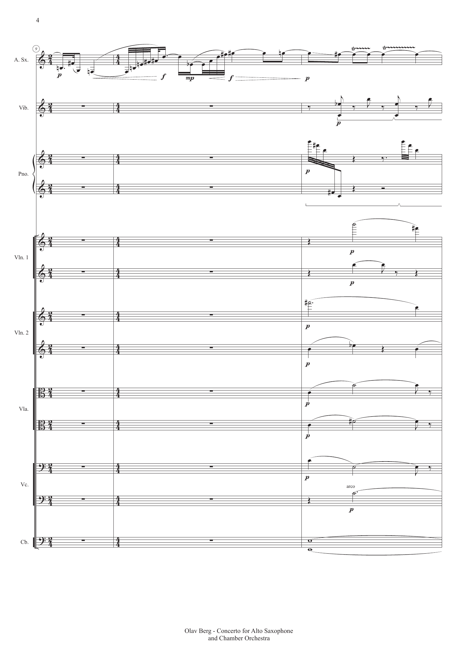 Concerto for Alto Saxophone and Chamber Orchestra - Image 4