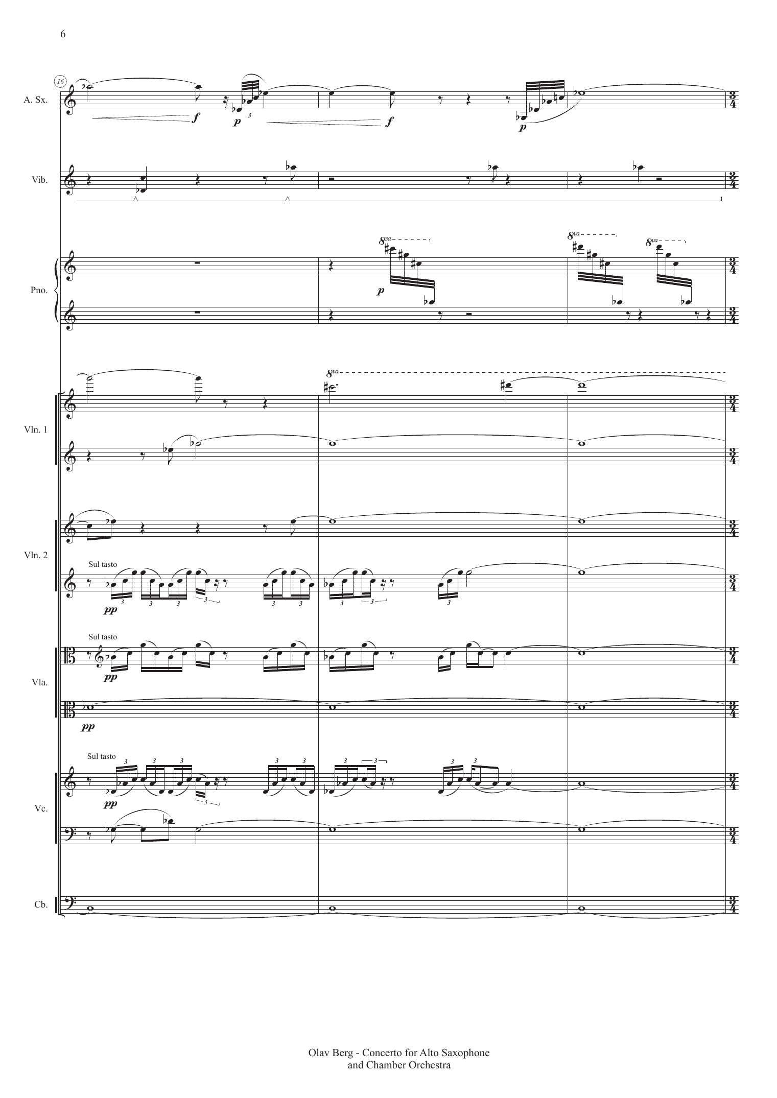 Concerto for Alto Saxophone and Chamber Orchestra - Image 6