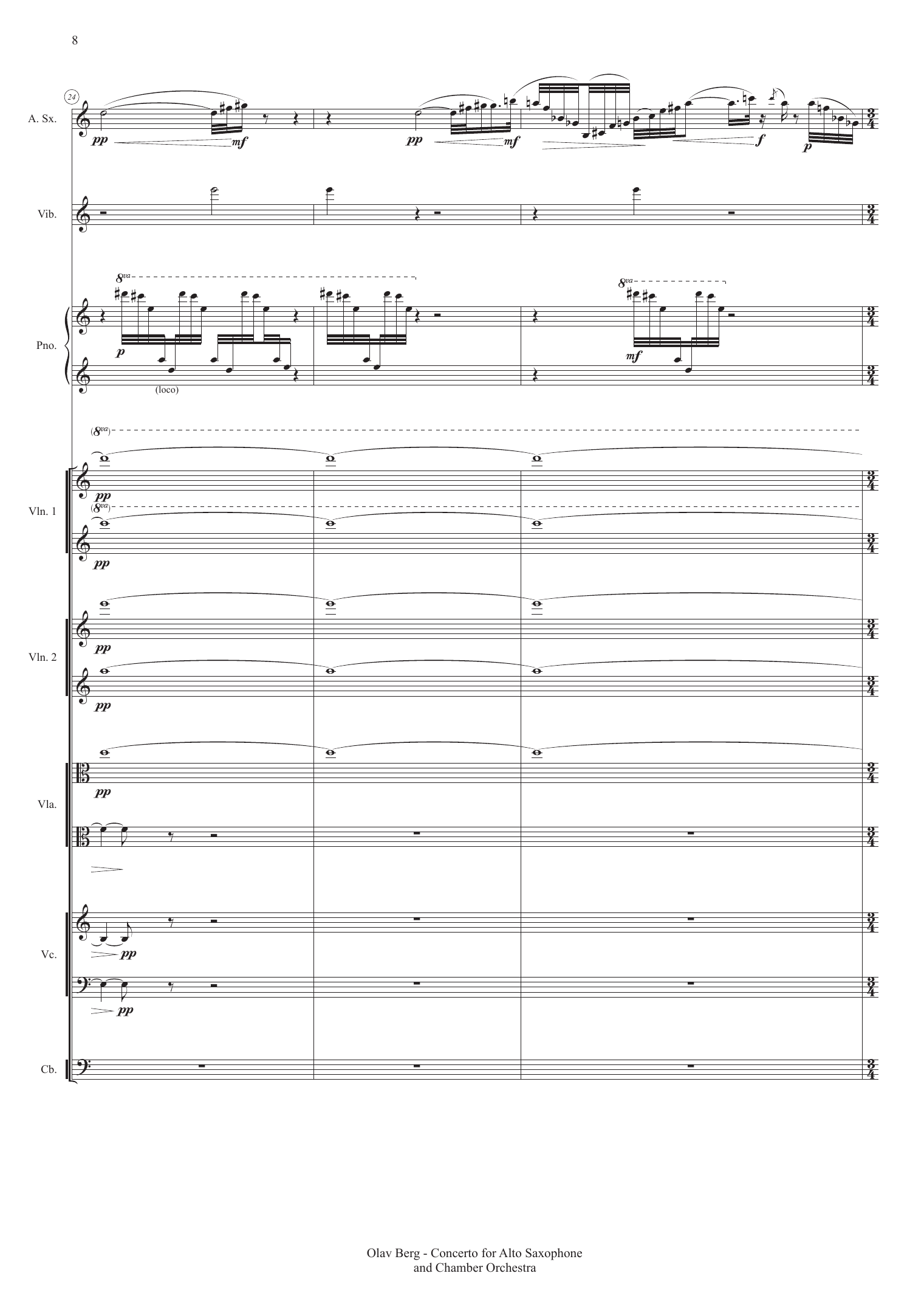 Concerto for Alto Saxophone and Chamber Orchestra - Image 8