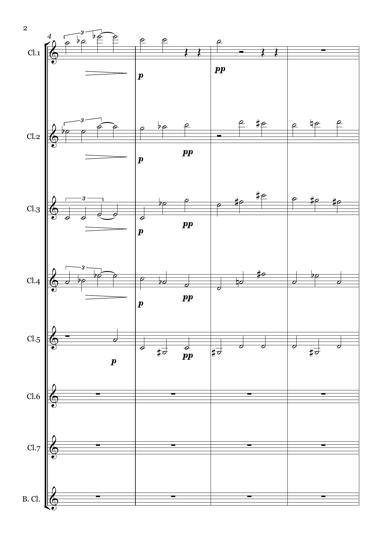 Chorale - for 8 clarinets - Image 6