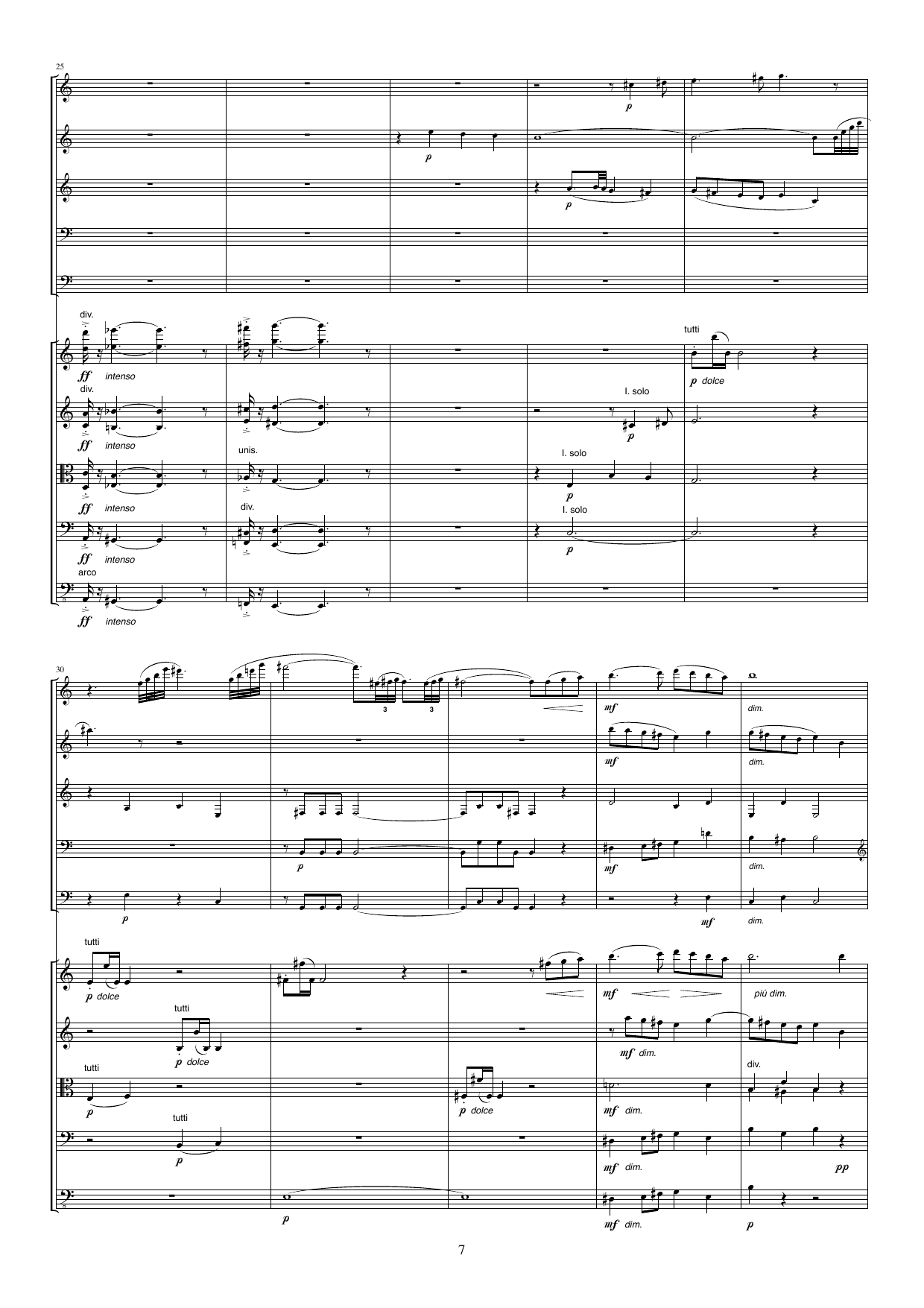 Concertino for wind quintet and orchestra - In memoriam Johan Kvandal, Op. 54-bis - Image 7