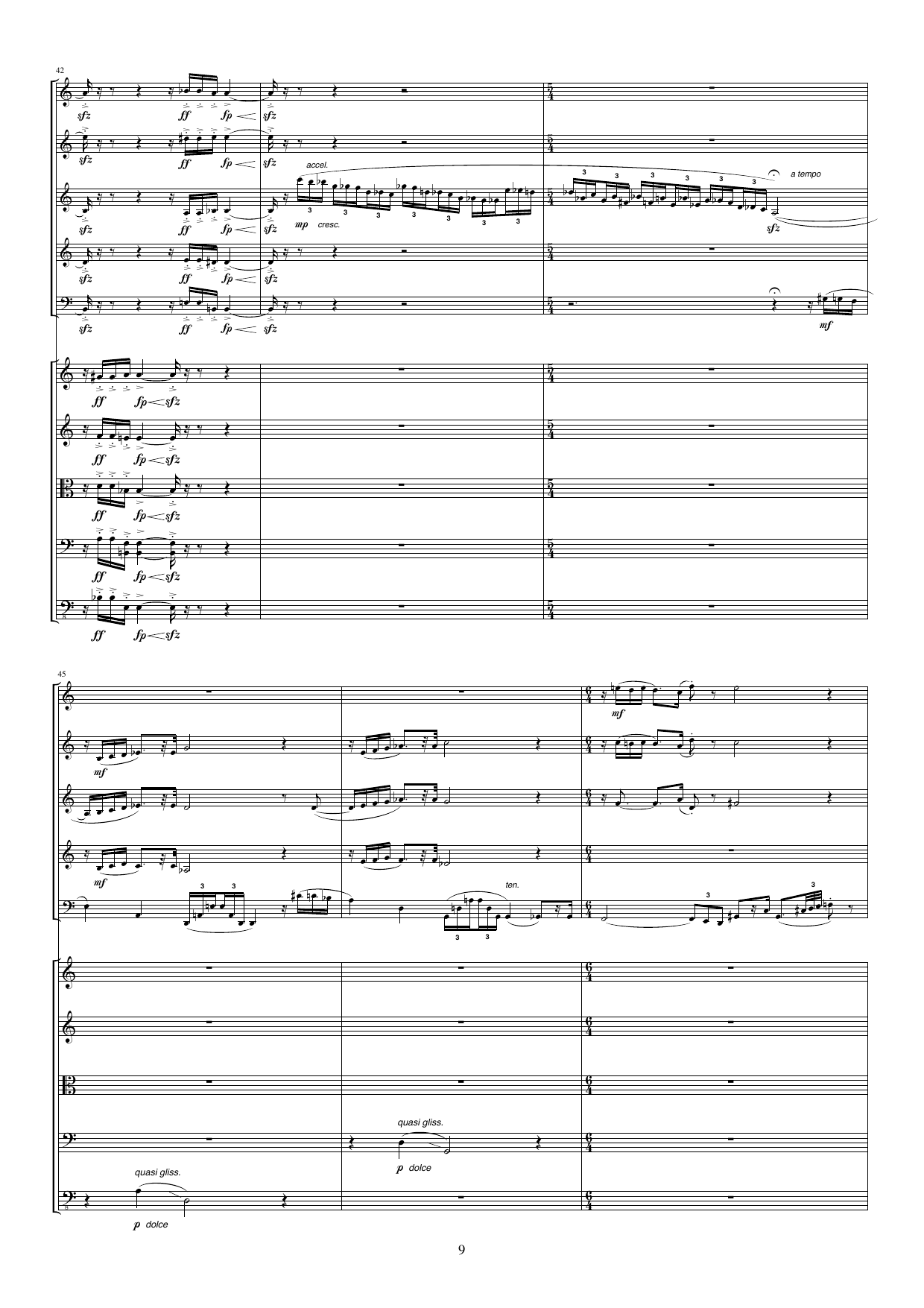 Concertino for wind quintet and orchestra - In memoriam Johan Kvandal, Op. 54-bis - Image 9
