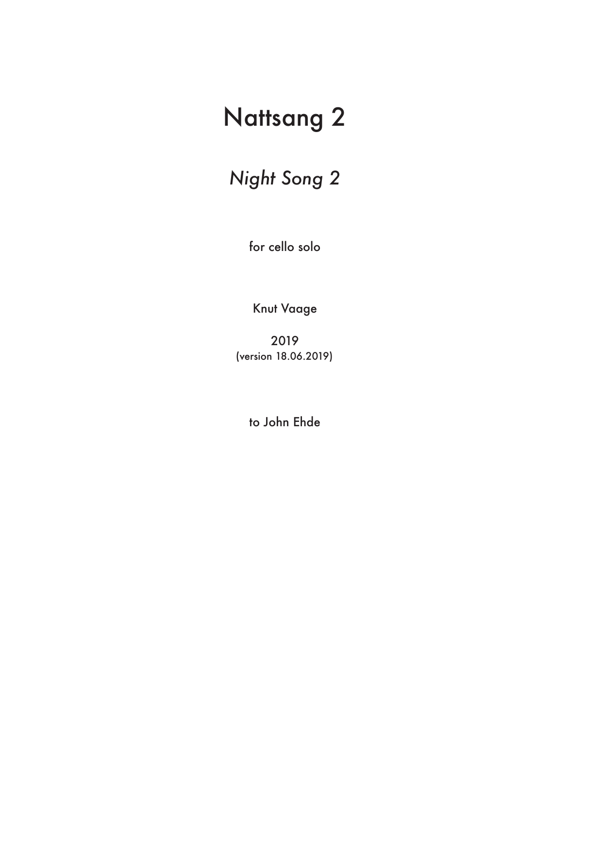 Night Song 2