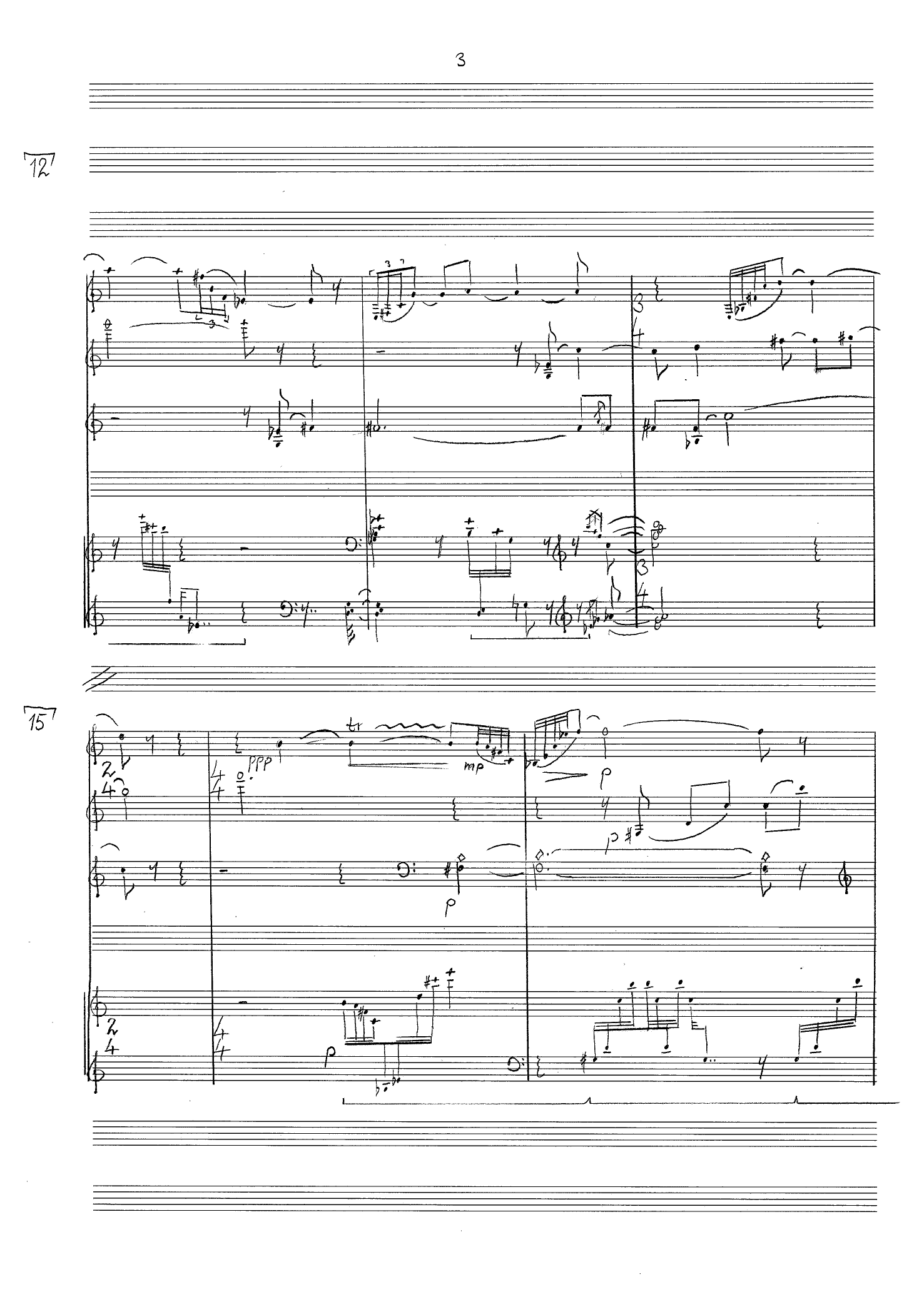 Quartet for clarinet, violin, violoncello and piano - Image 5
