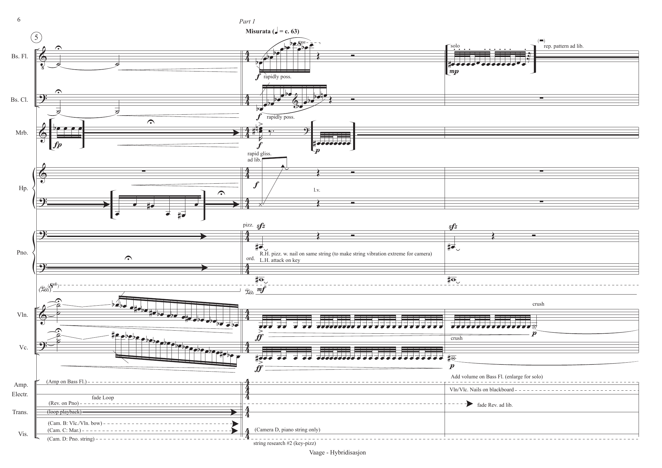 Hybridization - for ensemble, electronics and visuals - Image 6