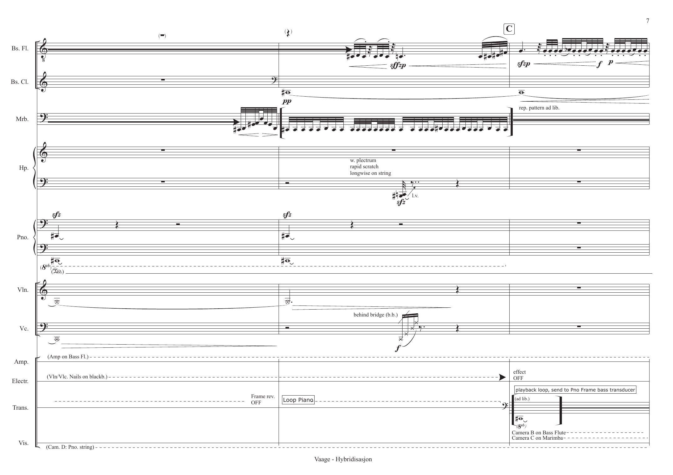 Hybridization - for ensemble, electronics and visuals - Image 7
