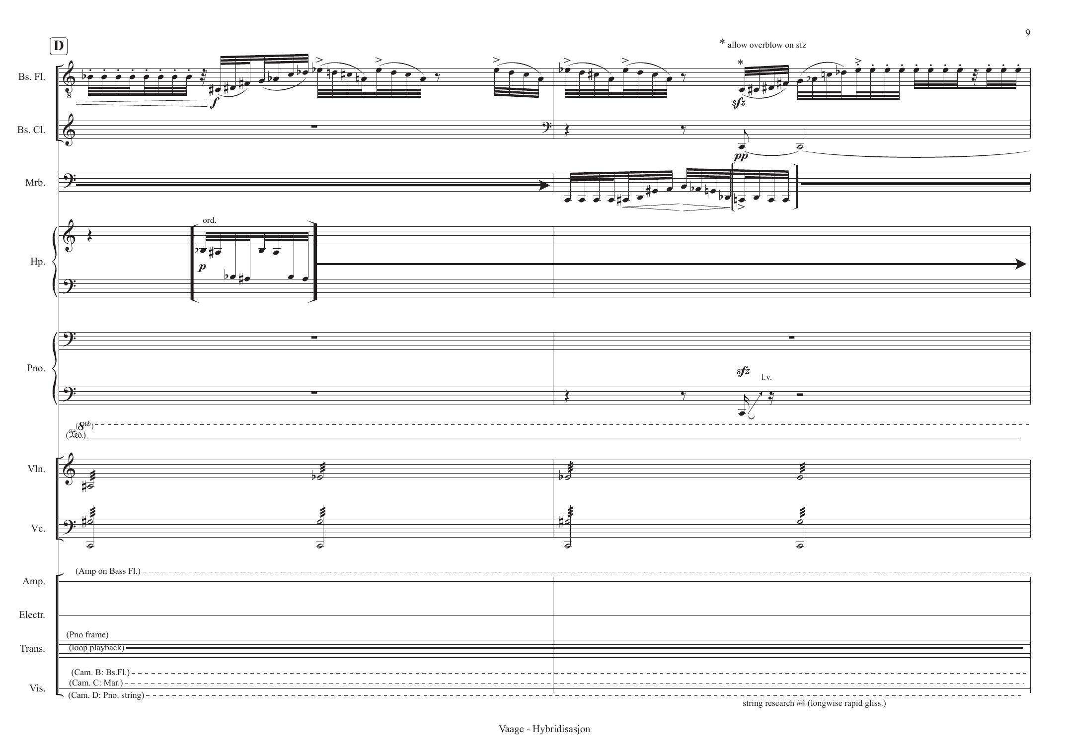 Hybridization - for ensemble, electronics and visuals - Image 9