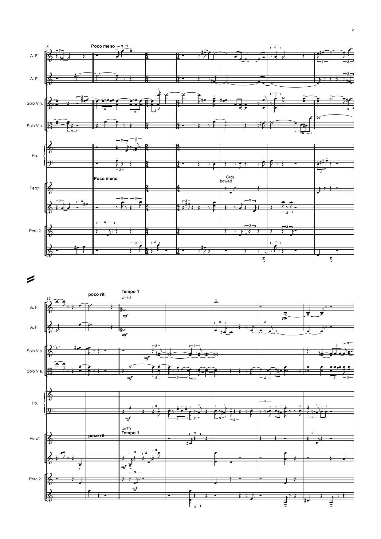 Sørgemarsj over Edvard Grieg - Versjon for sinfonietta - Bilde 5