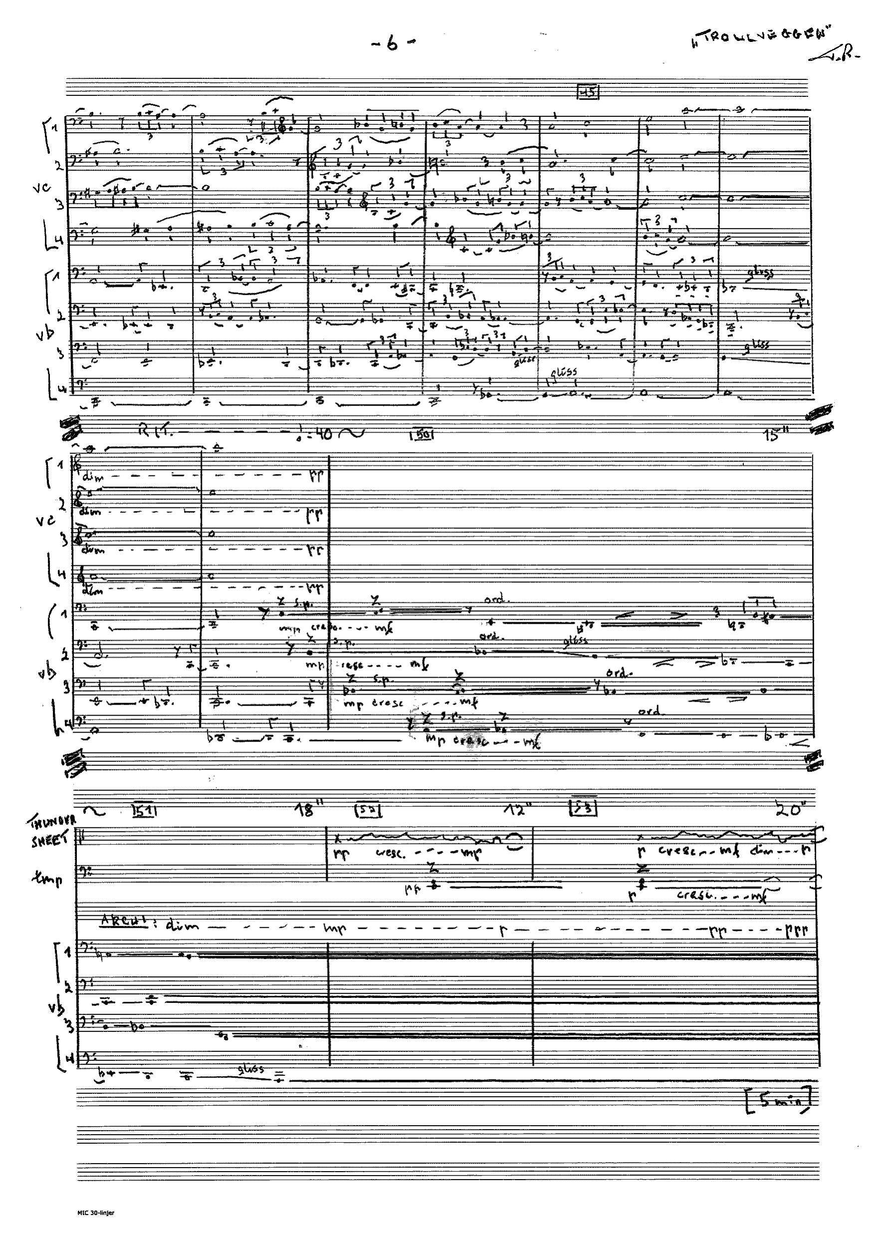 Trollveggen - For symphony orchestra : Movement II of Symphony 9, Op. 113 - Bilde 8