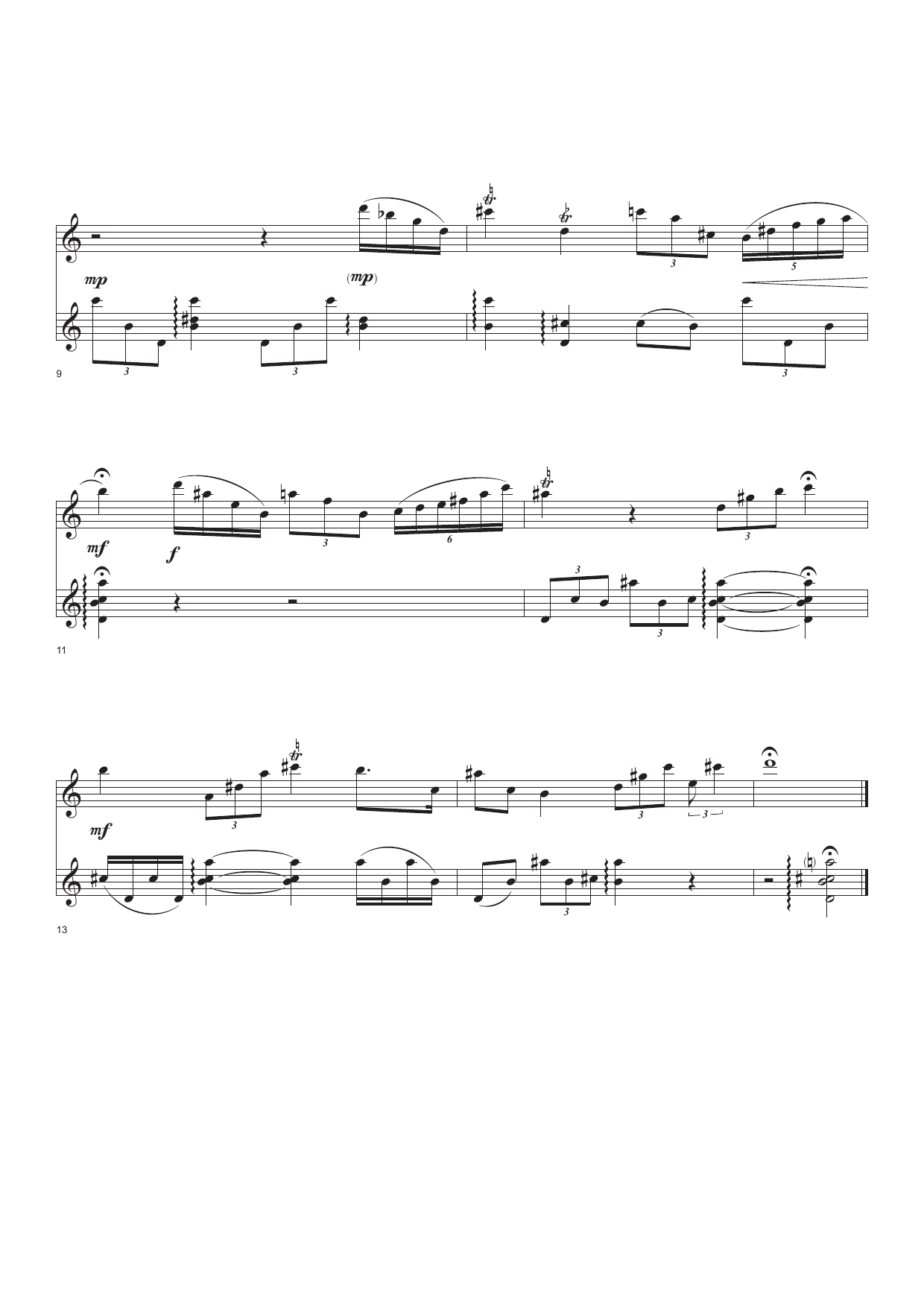 Wild Growths - 17 miniatures for flutes and guitar - Image 4