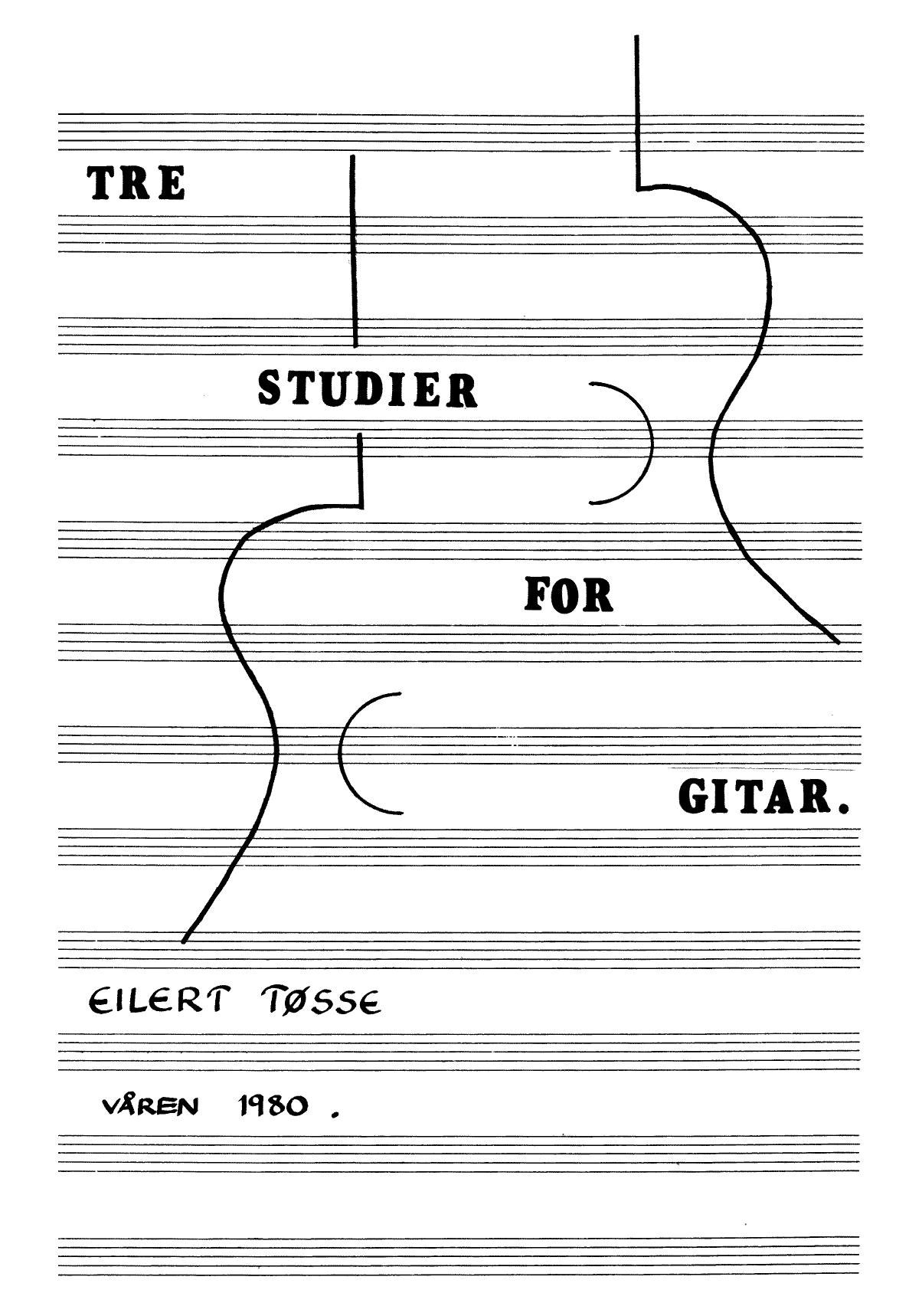 Tre studier for gitar