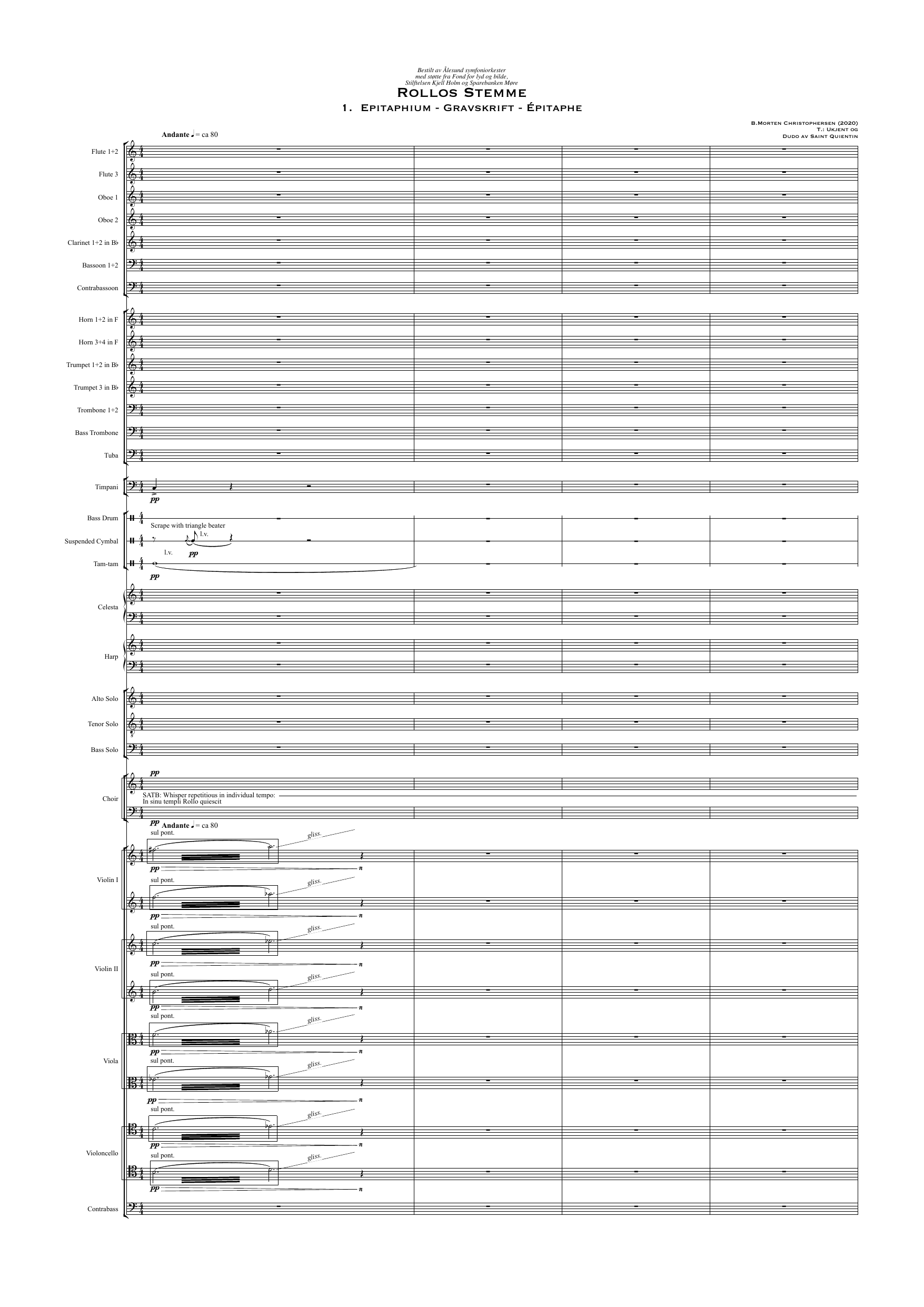 Rollos stemme - Et oratorium om vandring og flukt for soli, kor og orkester - Bilde 9