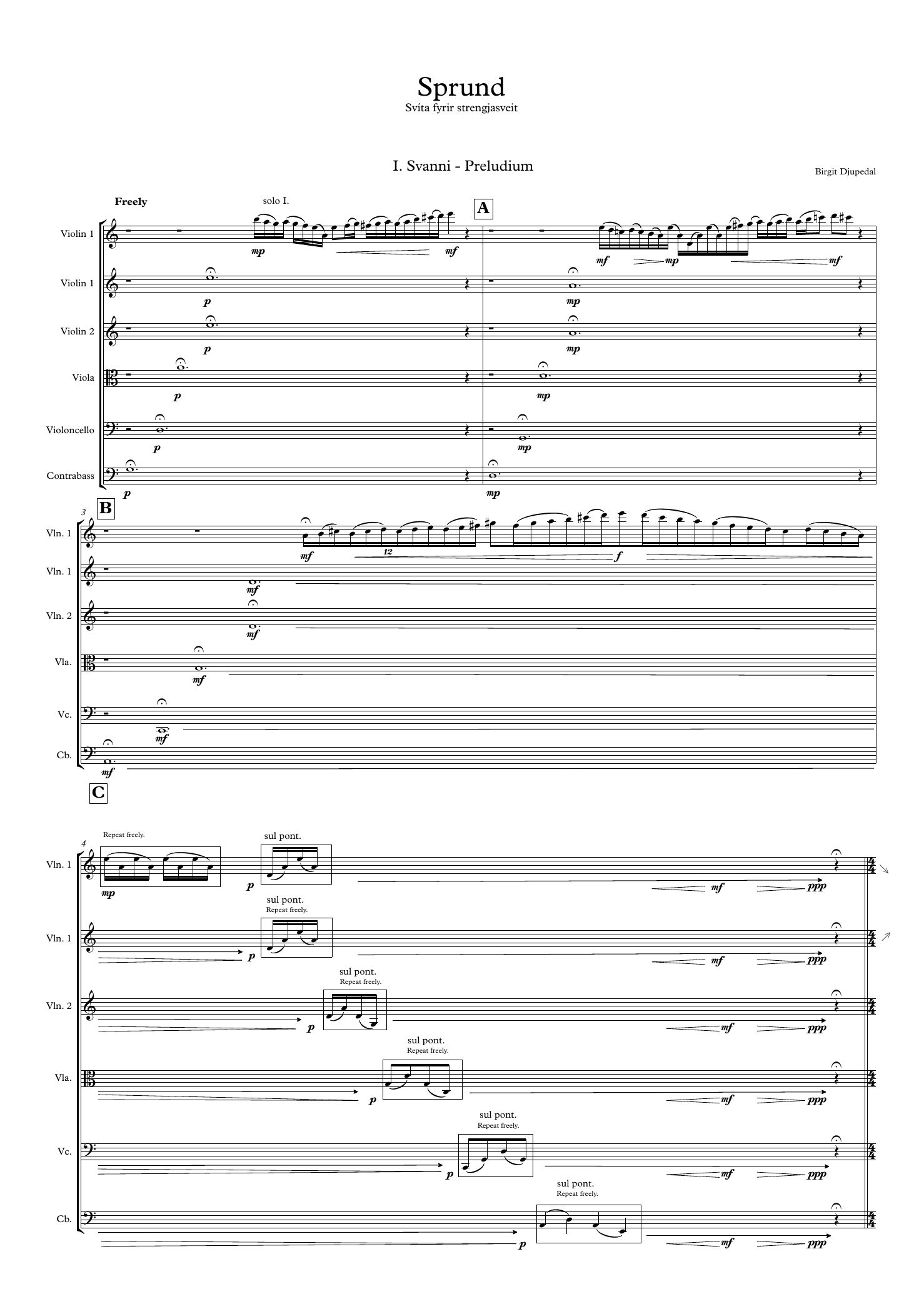 Sprund - For string orchestra - Bilde 3