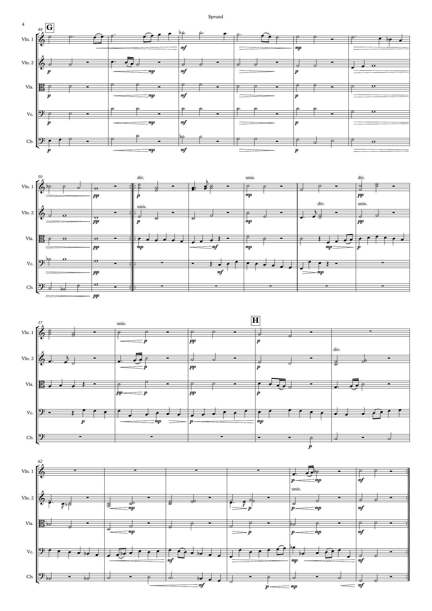 Sprund - For string orchestra - Bilde 6
