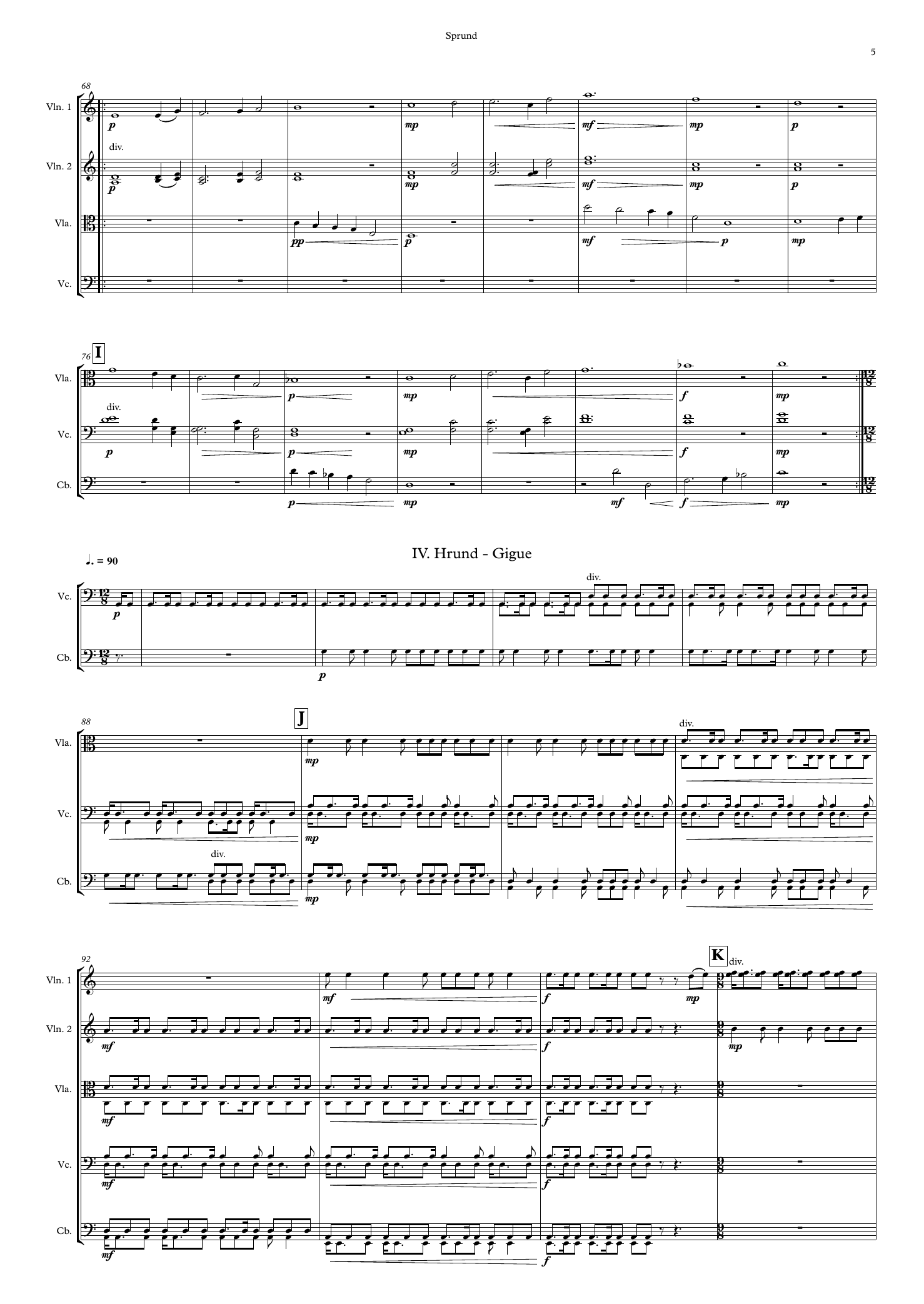 Sprund - For string orchestra - Bilde 7