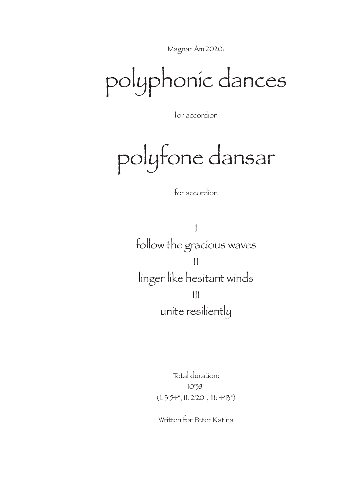 polyphonic dances - for accordion - Image 3