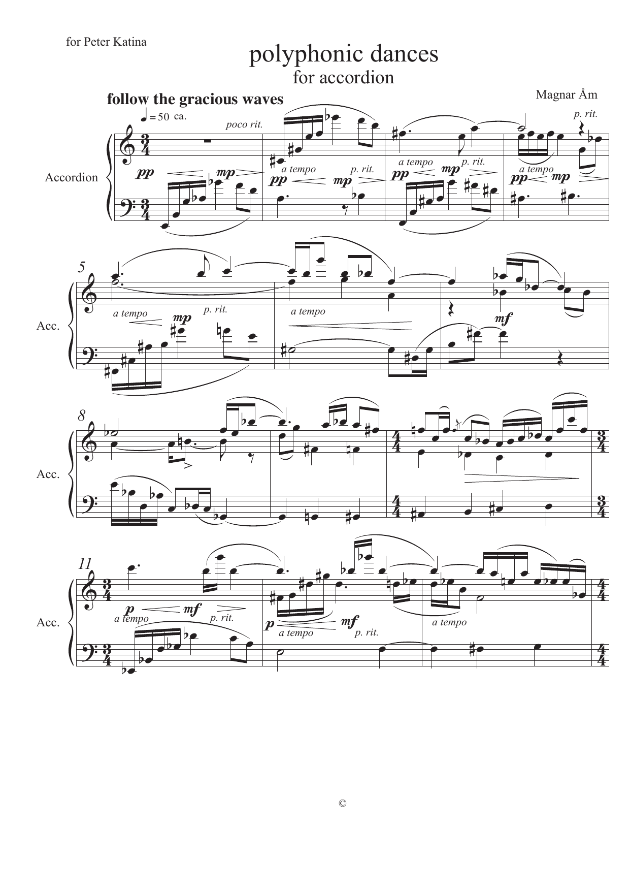 polyphonic dances - for accordion - Image 5