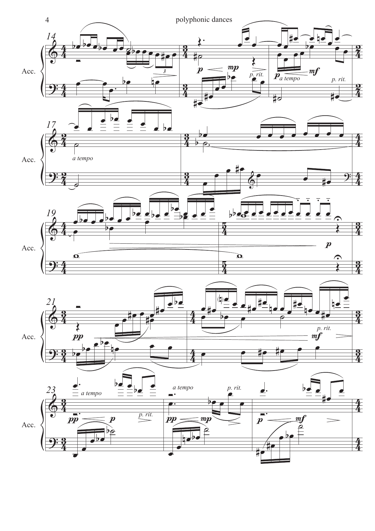 polyphonic dances - for accordion - Image 6