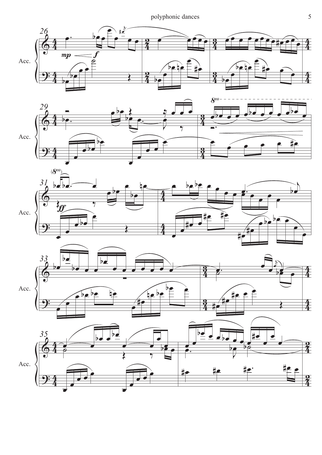 polyphonic dances - for accordion - Image 7