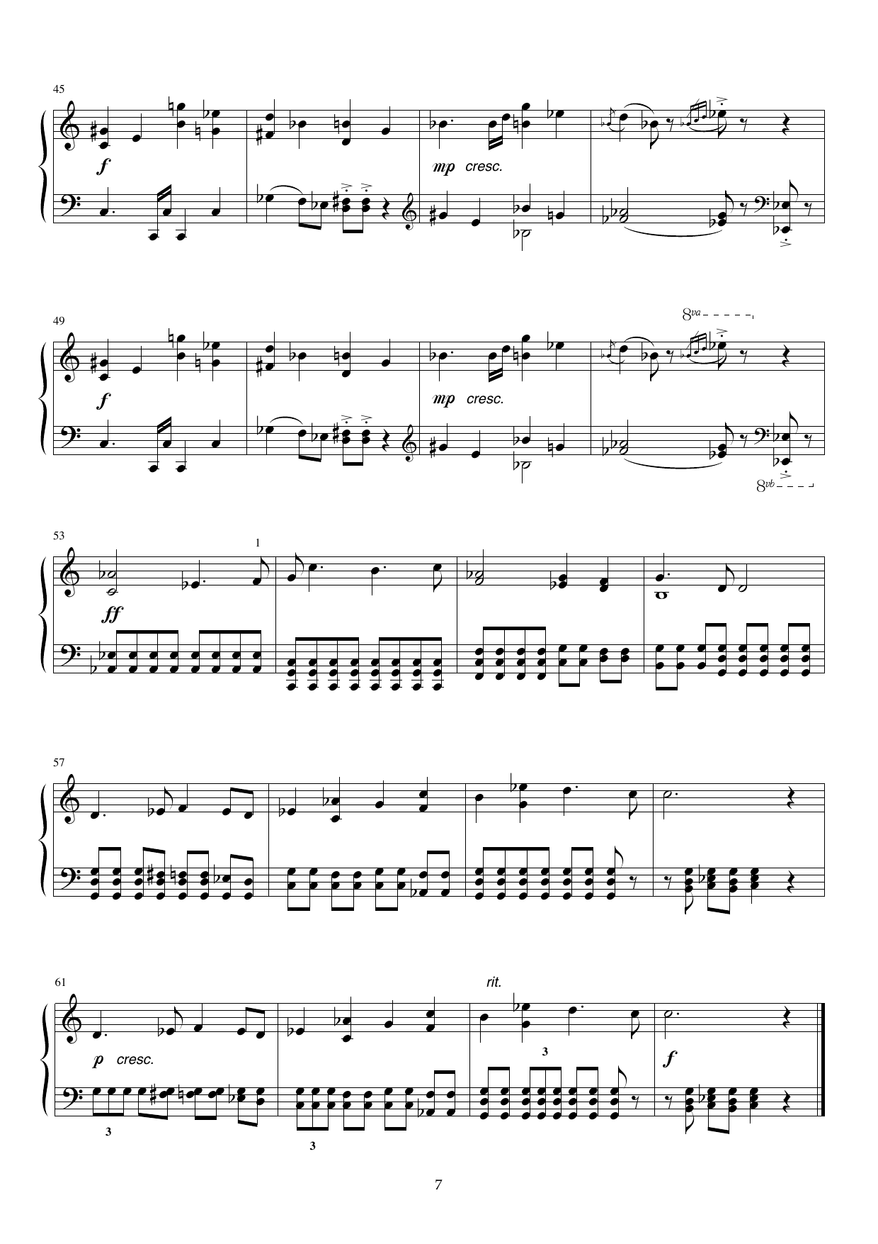 Orentalia - Eight Small Piano Pieces, Op.118 - Image 7