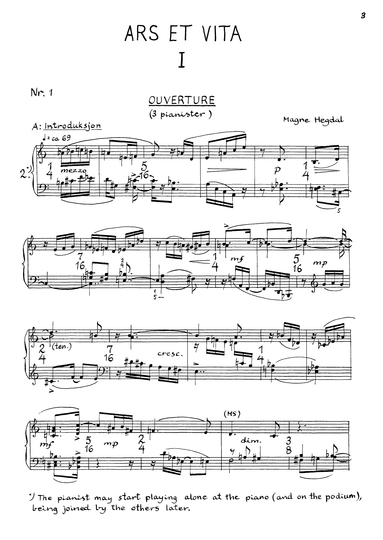 Ars et Vita - Minner, erfaringer og drømte valser for flygel og 1-3 pianister (1-6-hendig piano) - Image 3