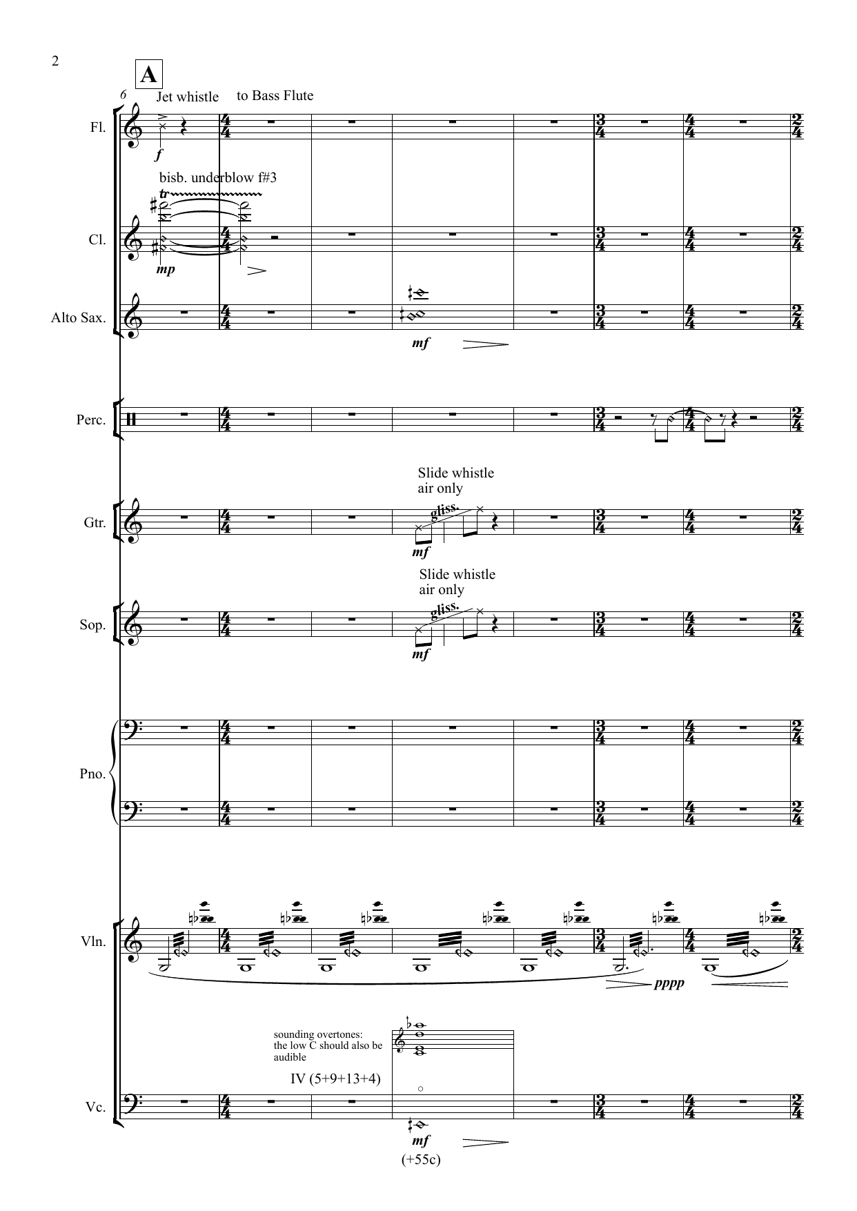 Traveling Light II - For ensemble - version I - Bilde 6