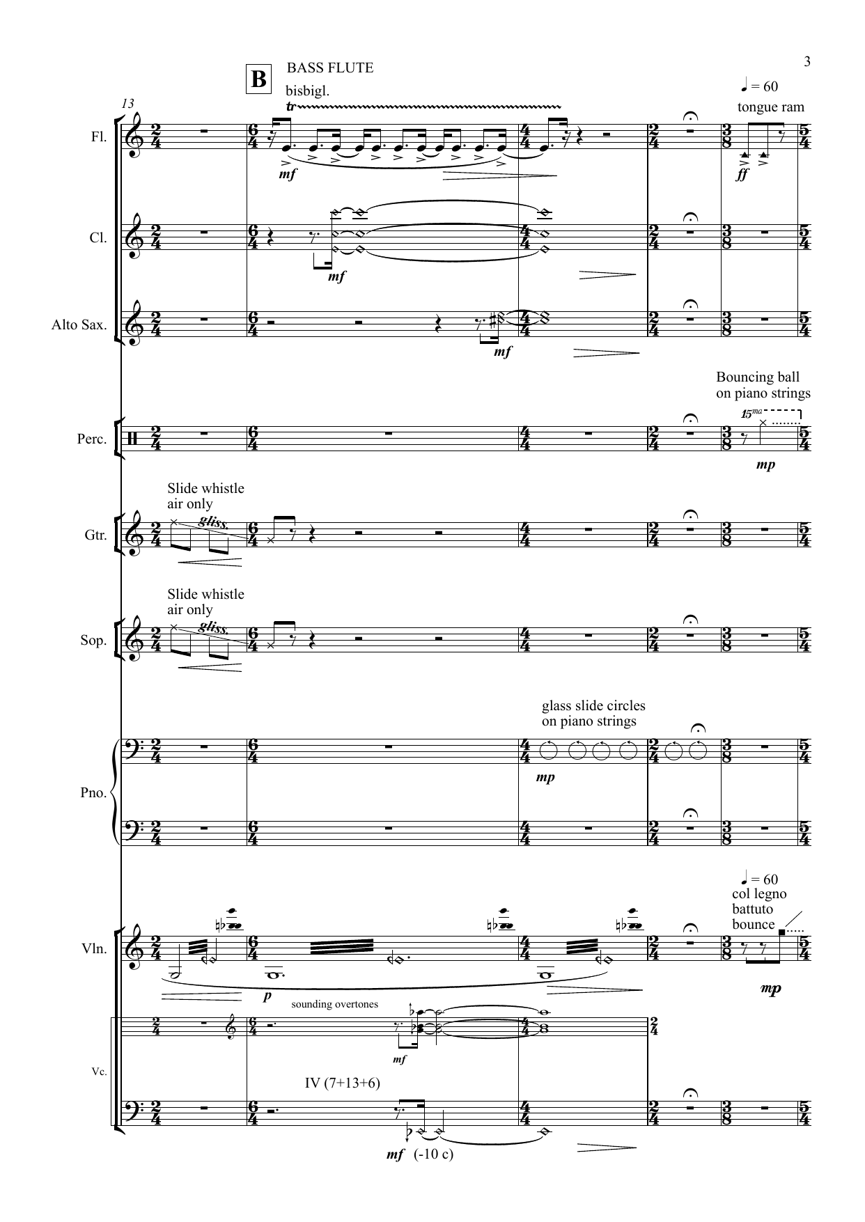 Traveling Light II - For ensemble - version I - Bilde 7