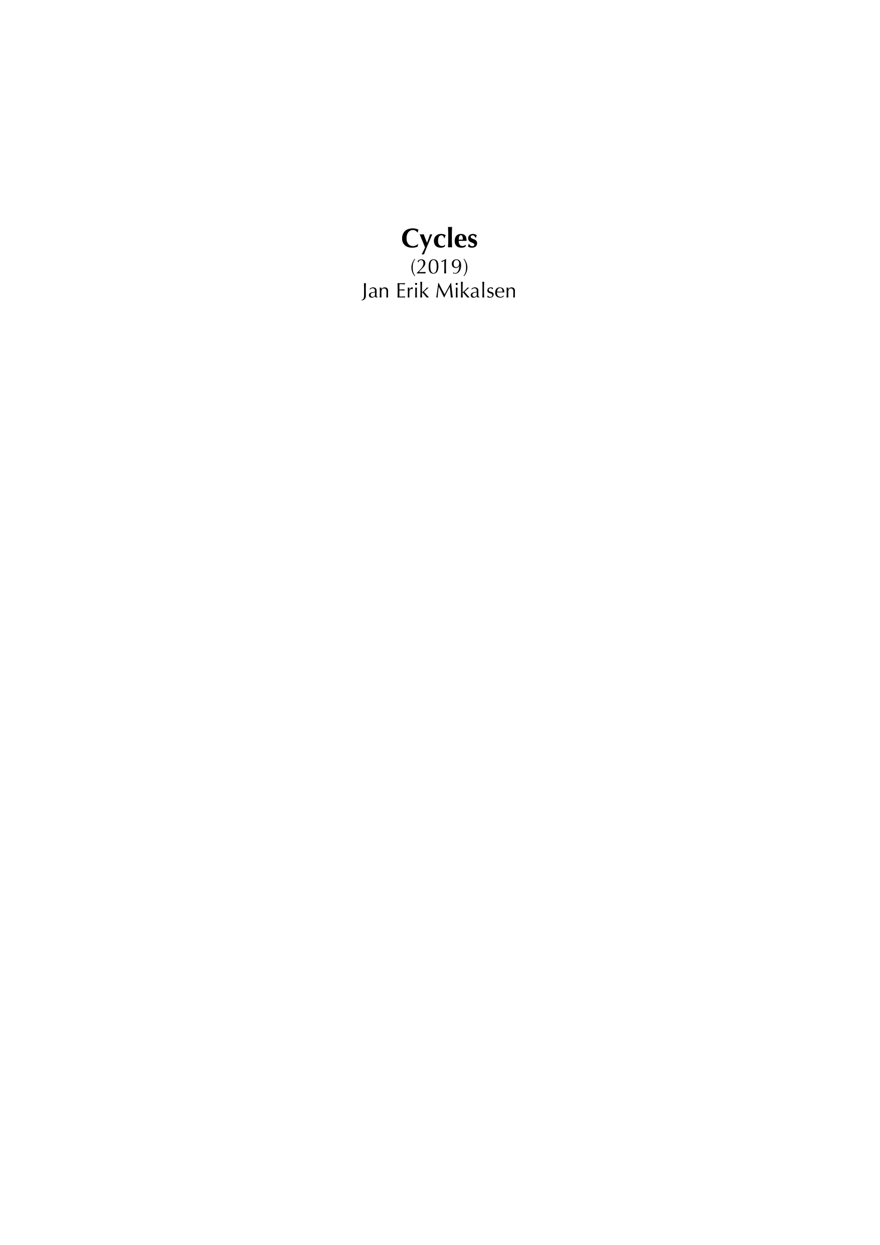 Cycles