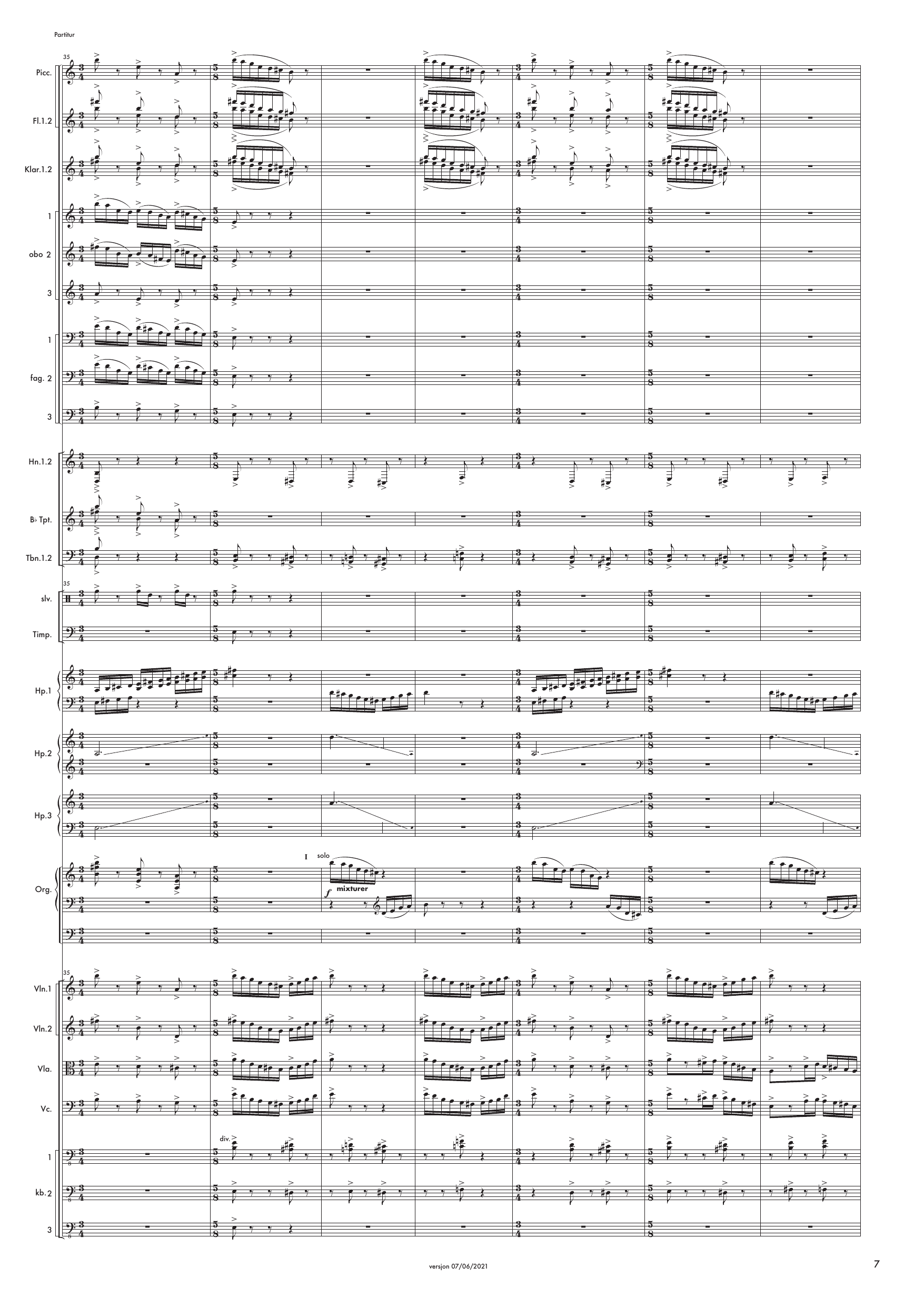 Se skogen - Et verk for store fleksible grupper av oboer, fagotter, harper og kontrabasser, med orgel og orkester - Image 7