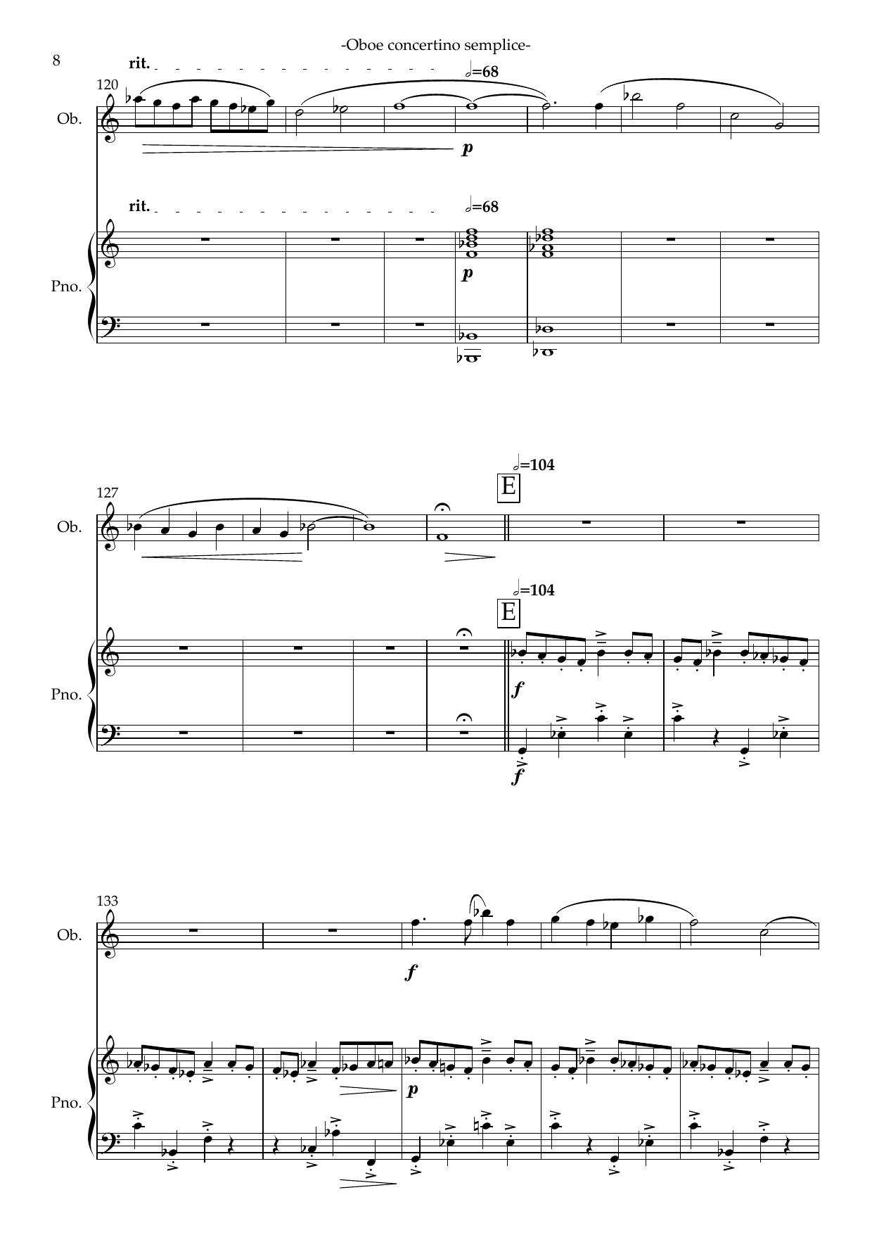 Concerto Semplice - For oboe and piano - Image 10