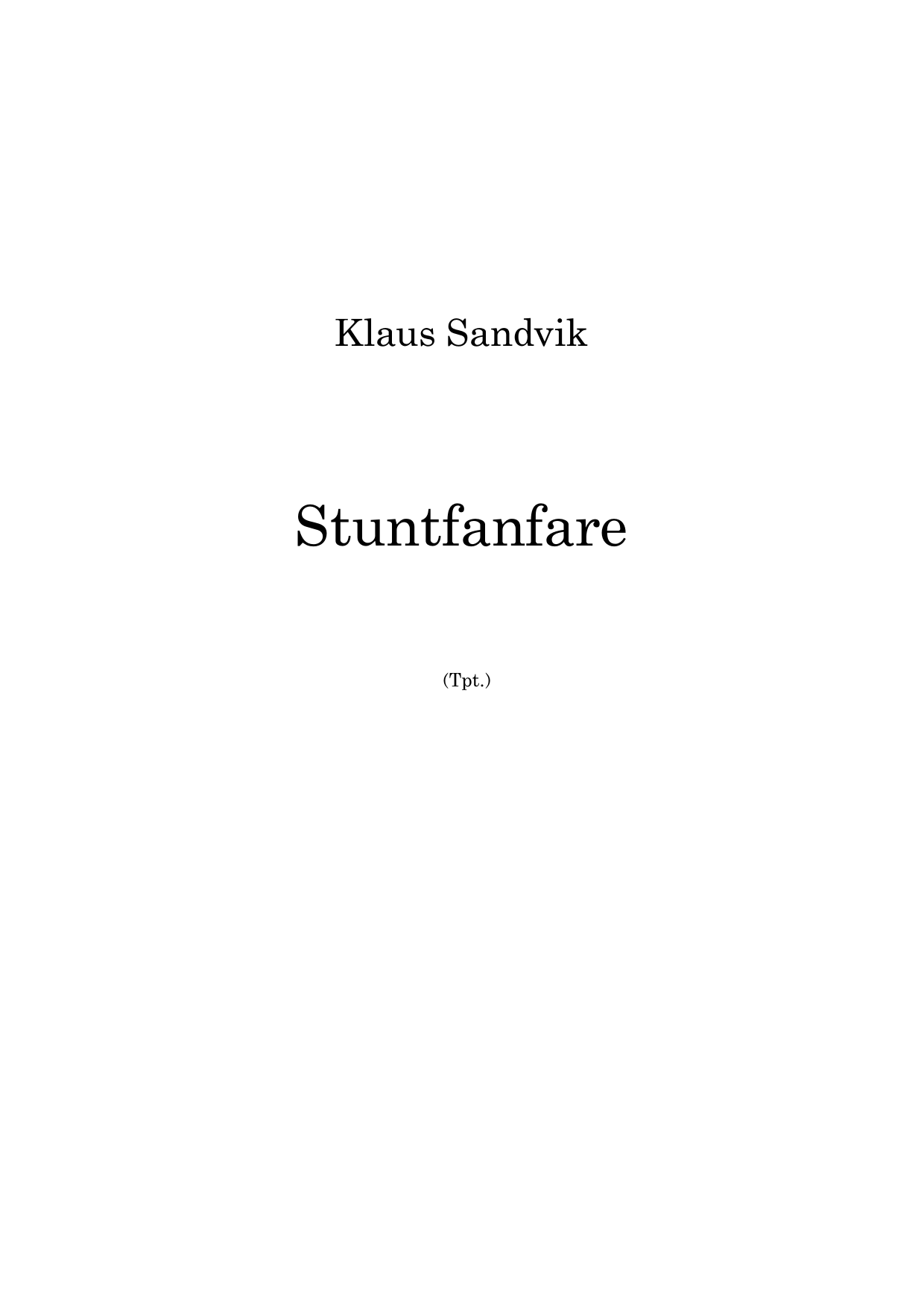 Stuntfanfare