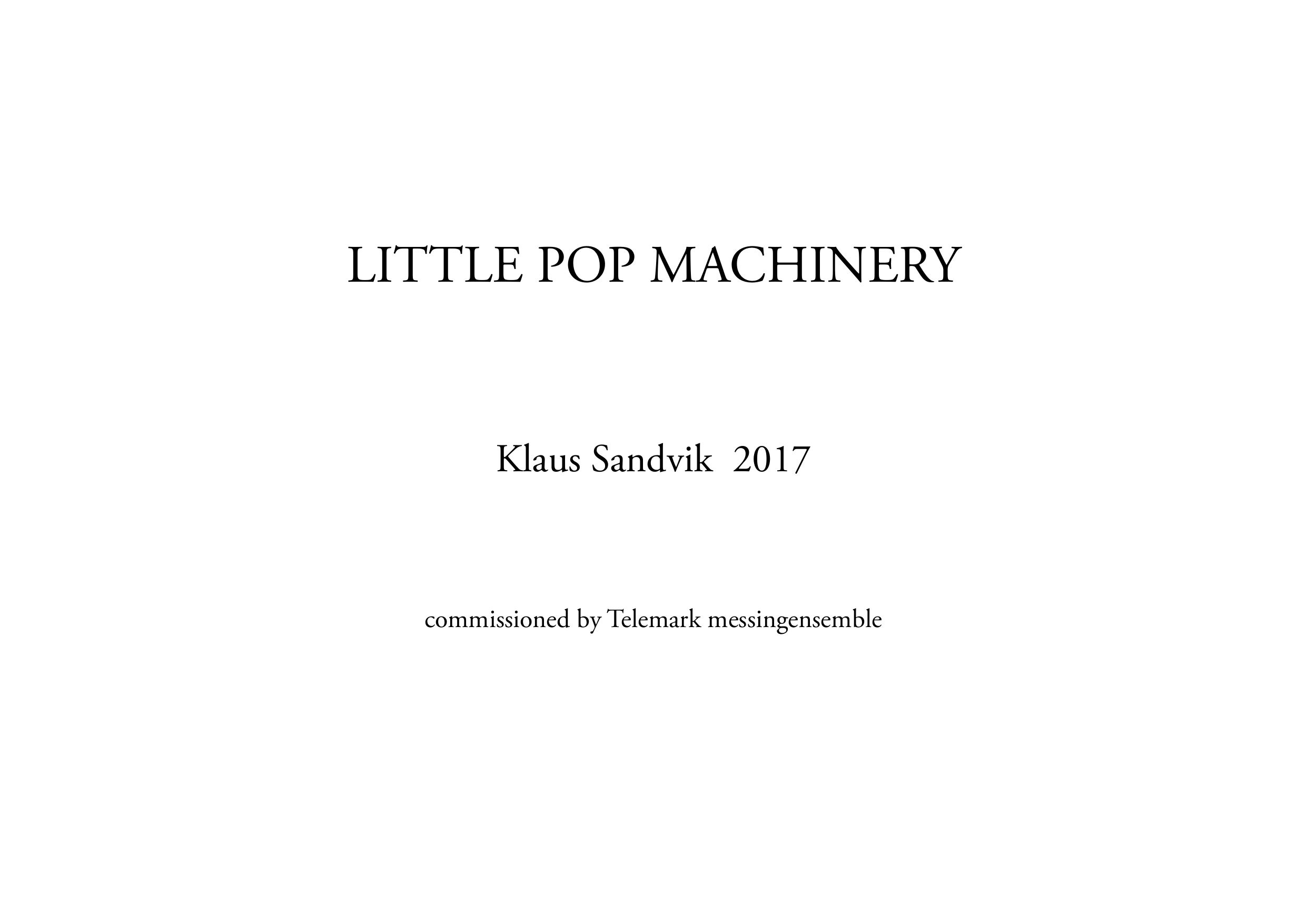 Little Pop Machinery