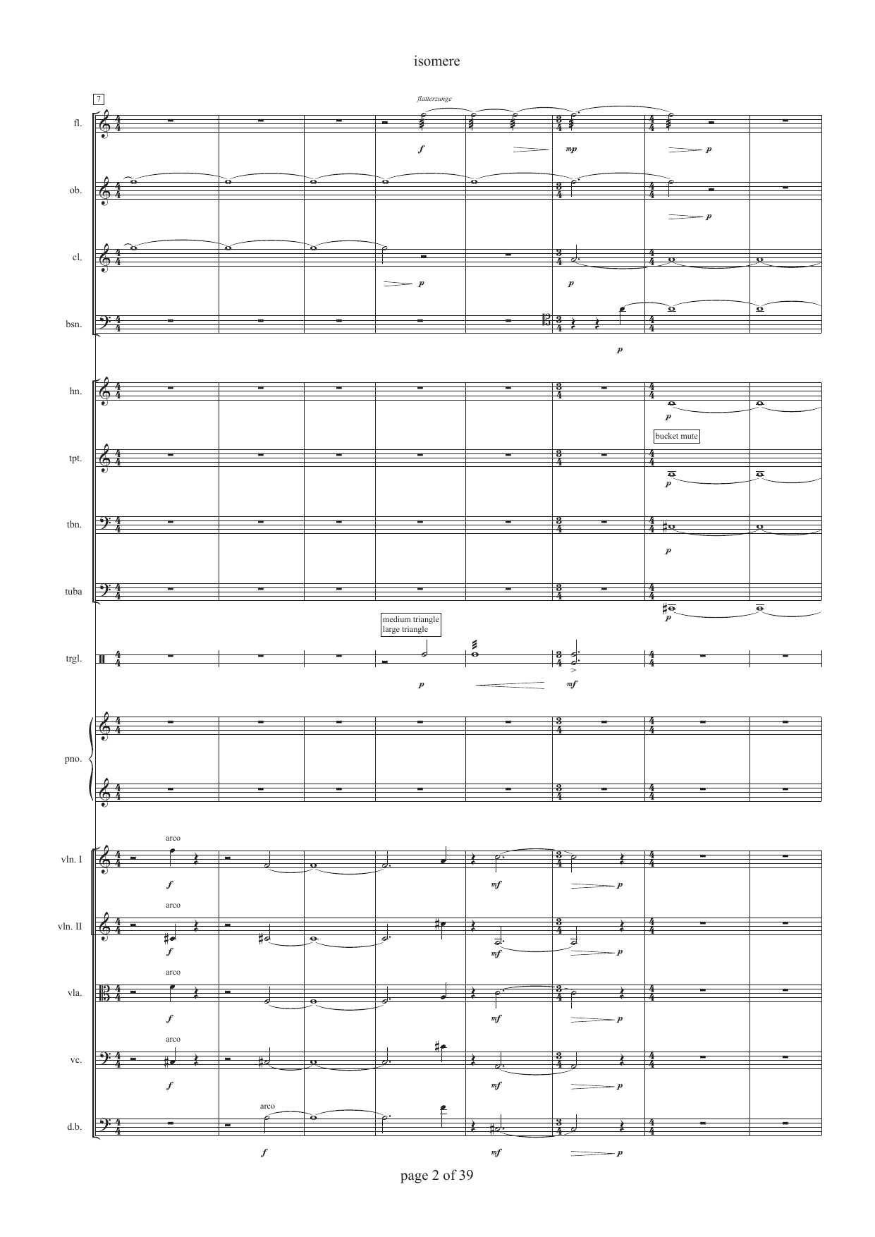 Isomere - For sinfonietta / large ensemble - Bilde 6
