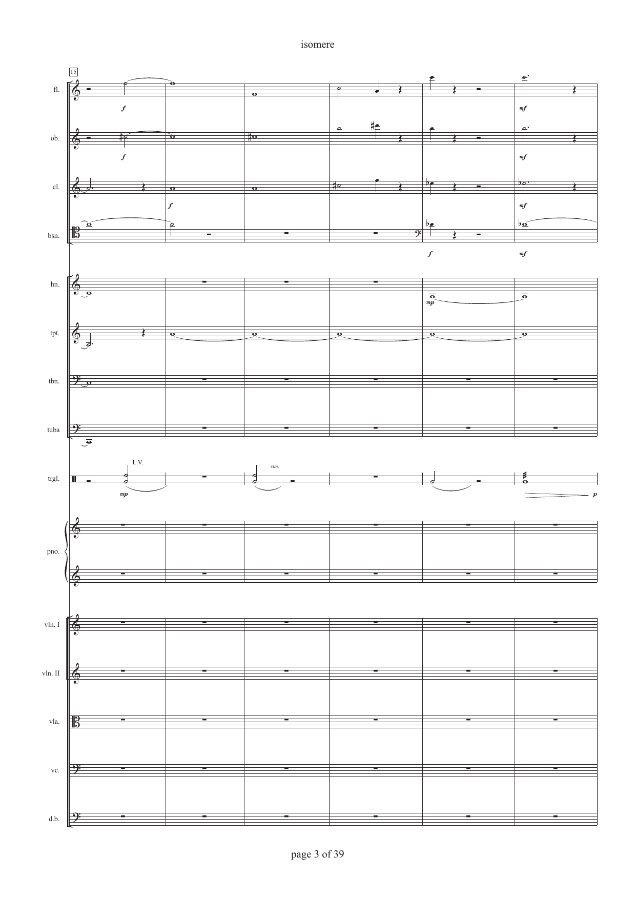 Isomere - For sinfonietta / large ensemble - Bilde 7