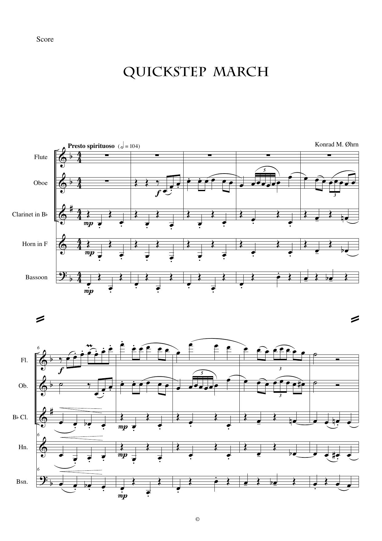 Divertimento for Wind Quintet - Image 7