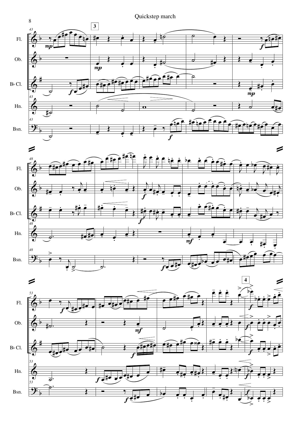Divertimento for Wind Quintet - Image 10