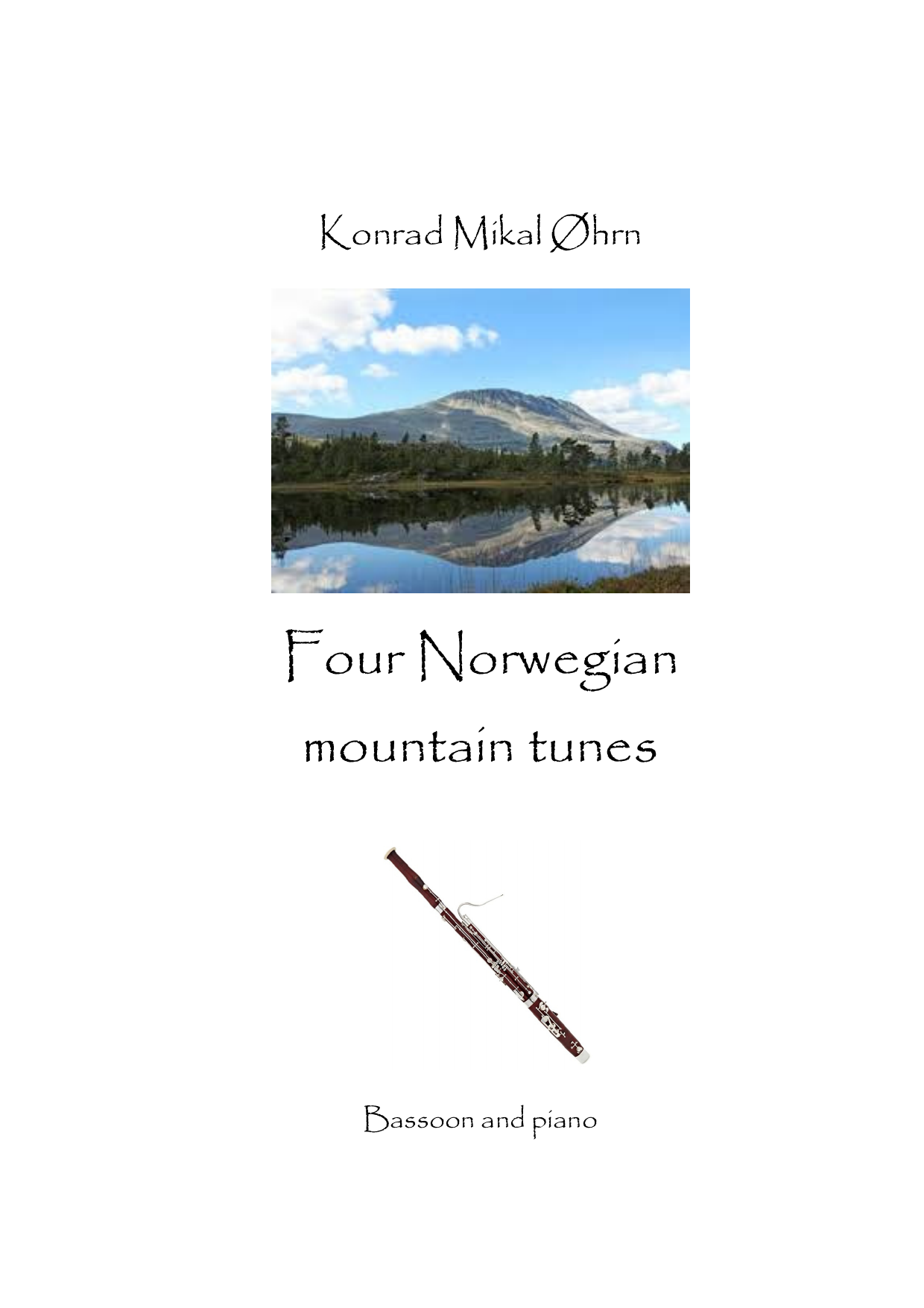 Four Norwegian Mountain Tunes - for fagott og piano - Image 3