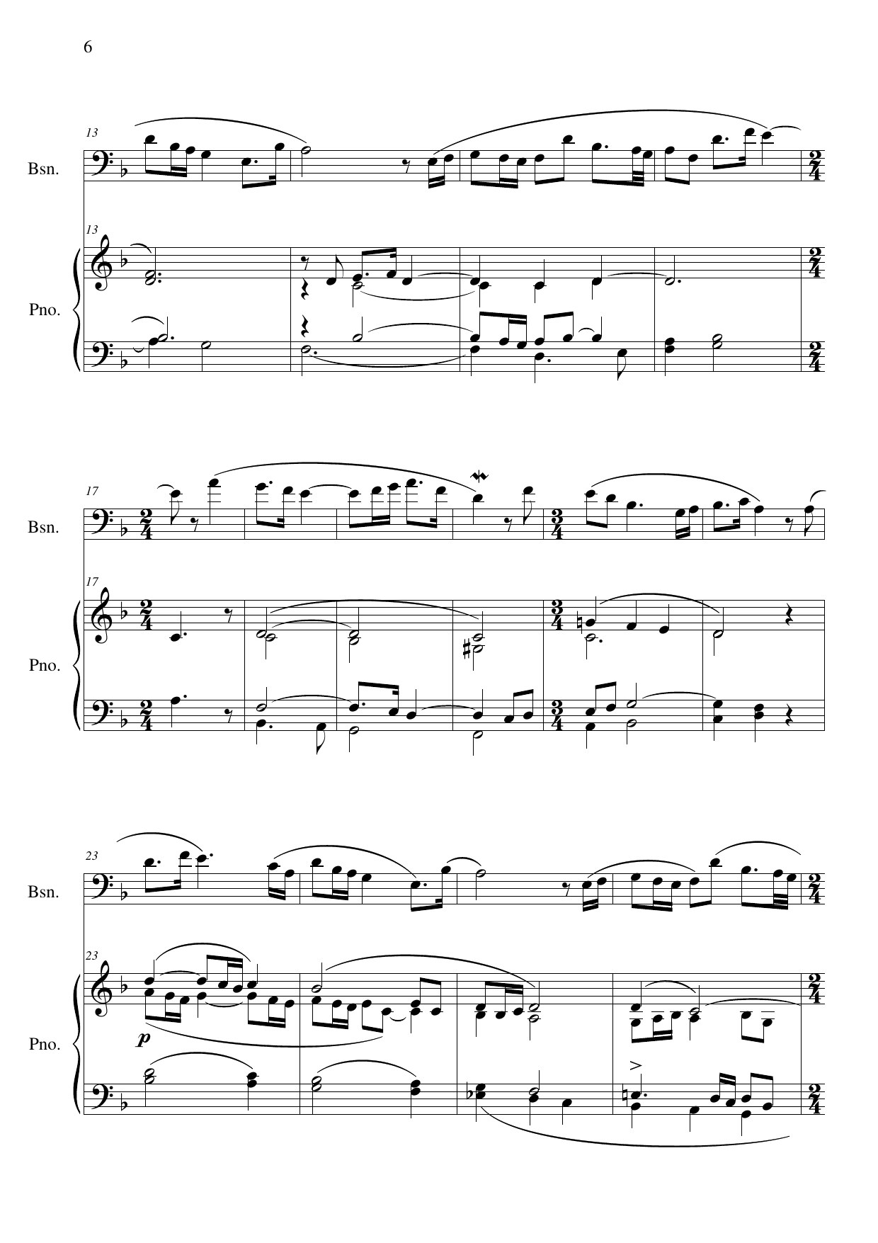 Four Norwegian Mountain Tunes - for fagott og piano - Image 8