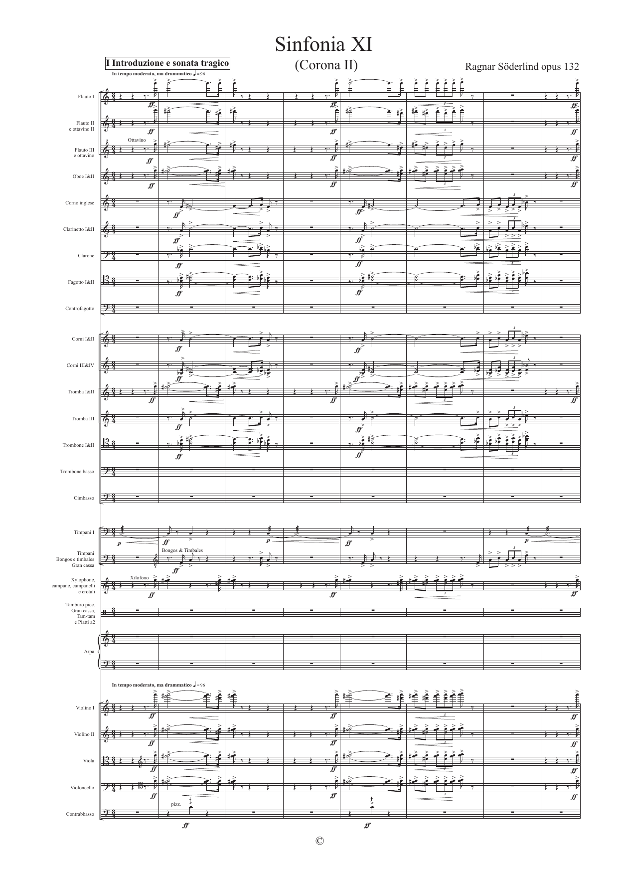 Symphonie XI - "Corona no. II" per orchestra, Op. 132 - Image 3