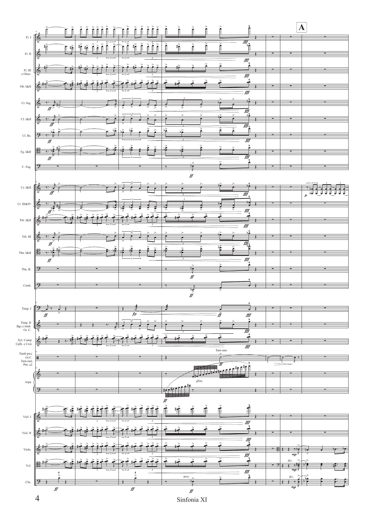 Symphonie XI - "Corona no. II" per orchestra, Op. 132 - Image 4