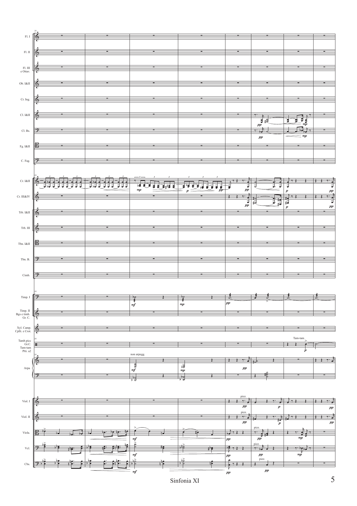 Symphonie XI - "Corona no. II" per orchestra, Op. 132 - Image 5